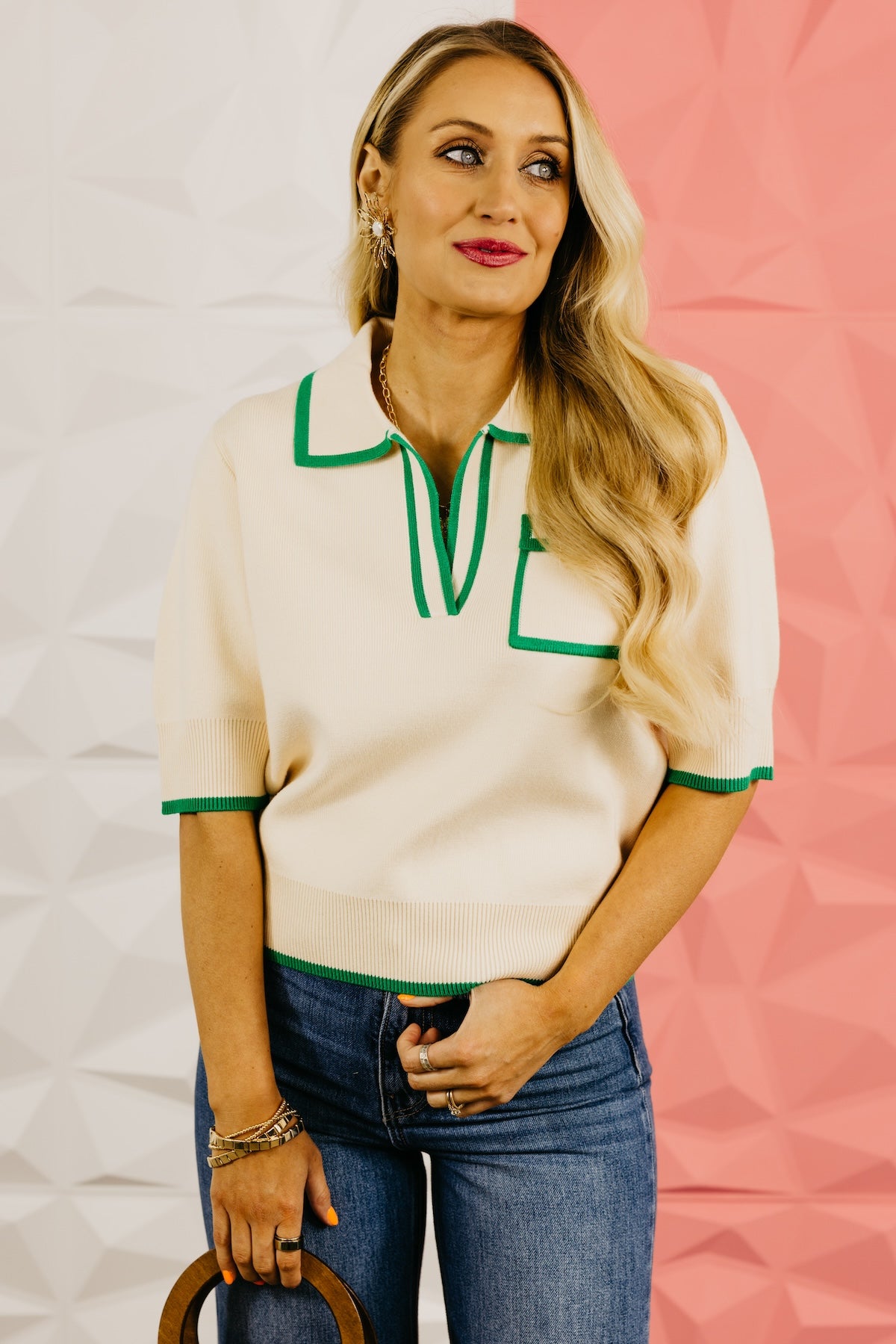 The London Collared Sweater Top