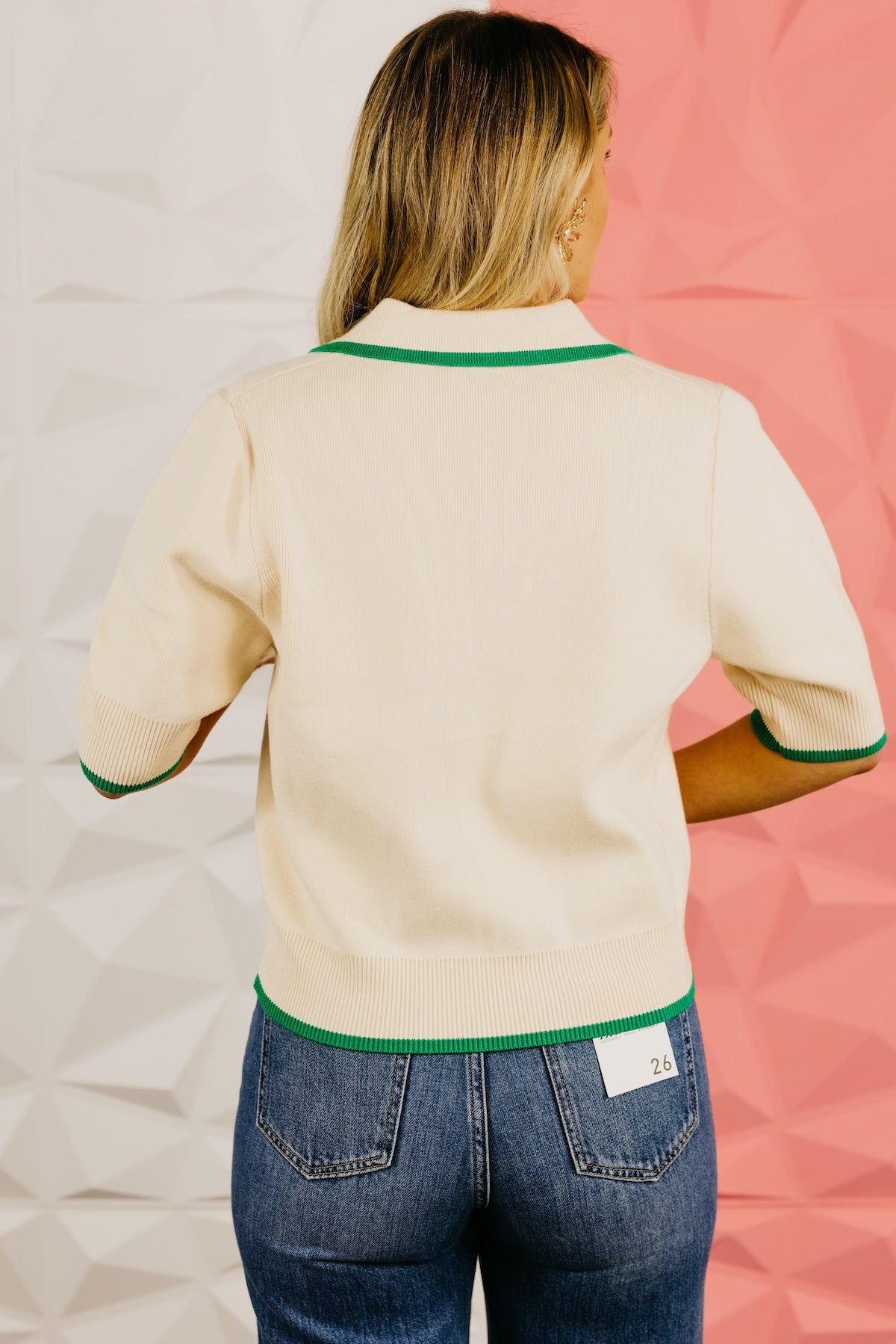 The London Collared Sweater Top