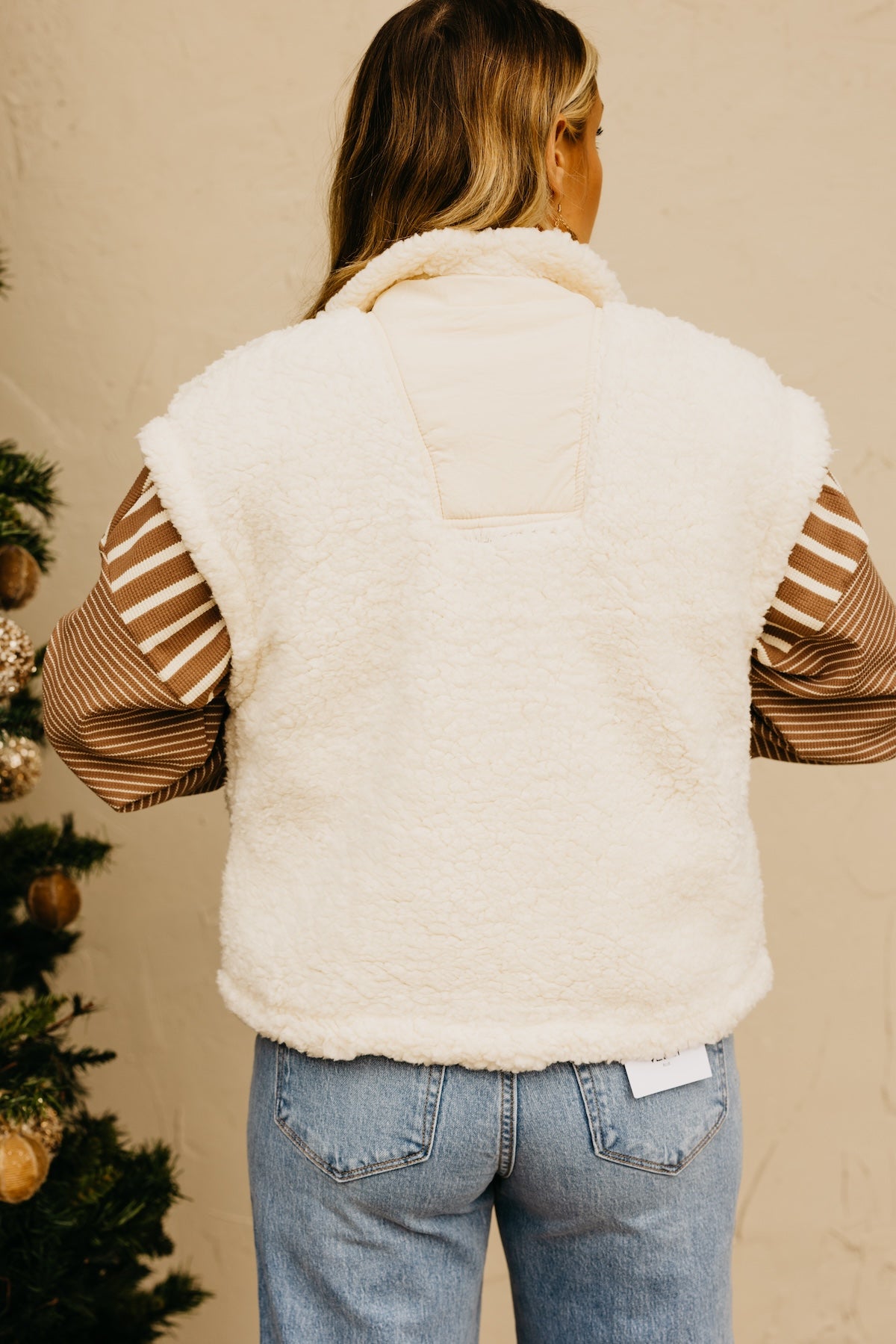 The Rylee Faux Shearling Vest