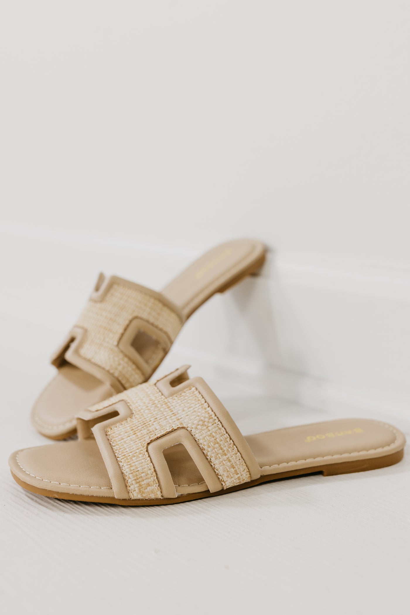 The Smile Woven Slide Sandal