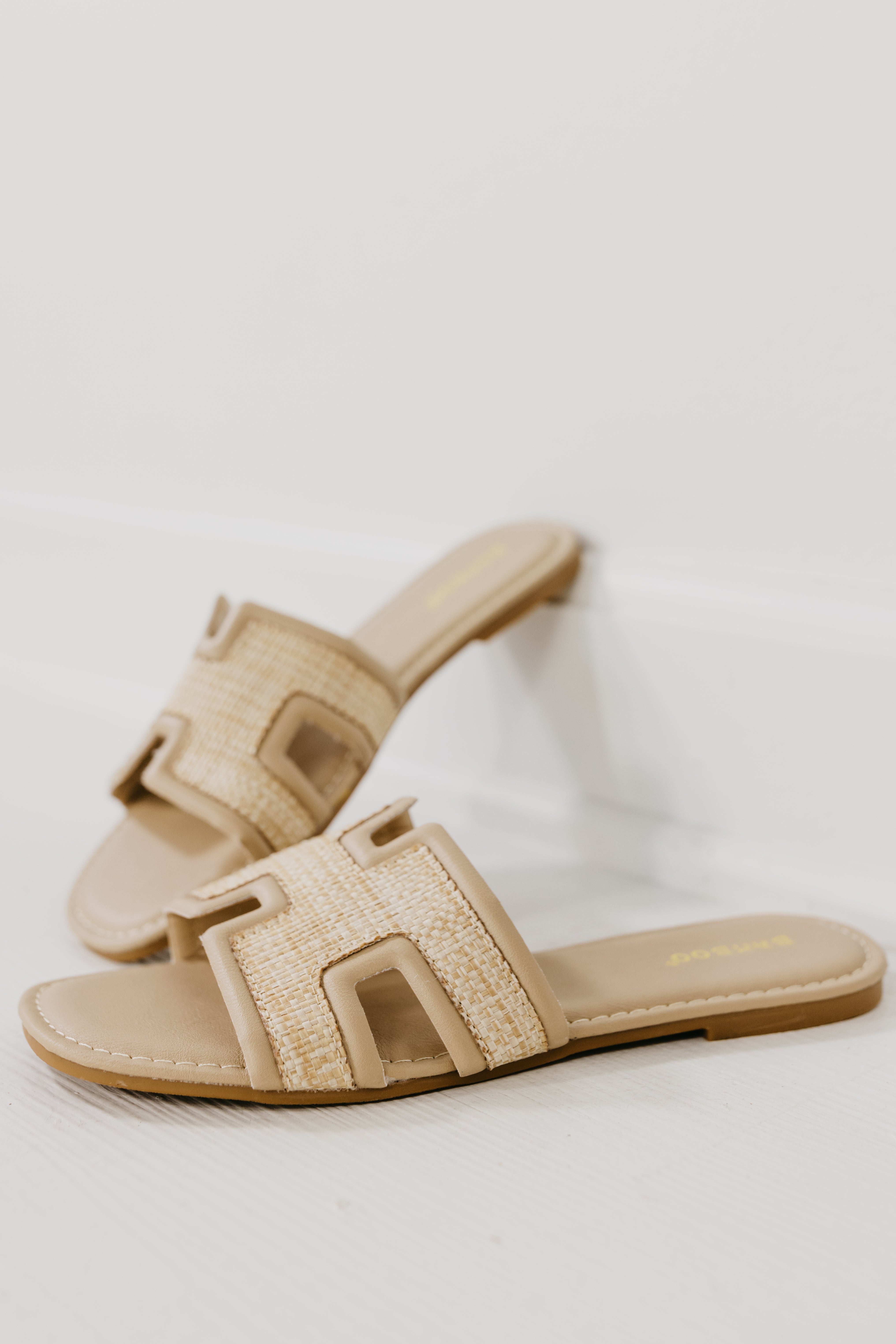 The Smile Woven Slide Sandal