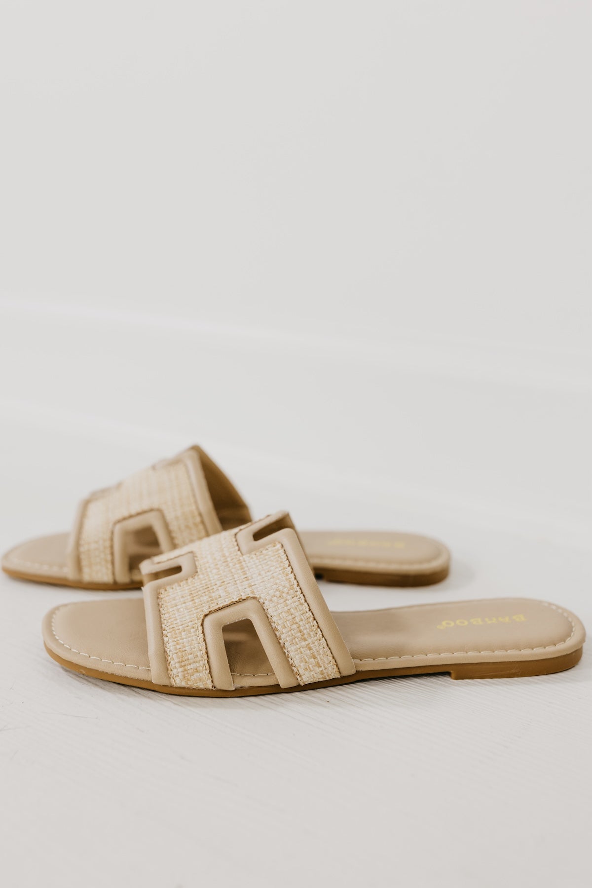 The Smile Woven Slide Sandal