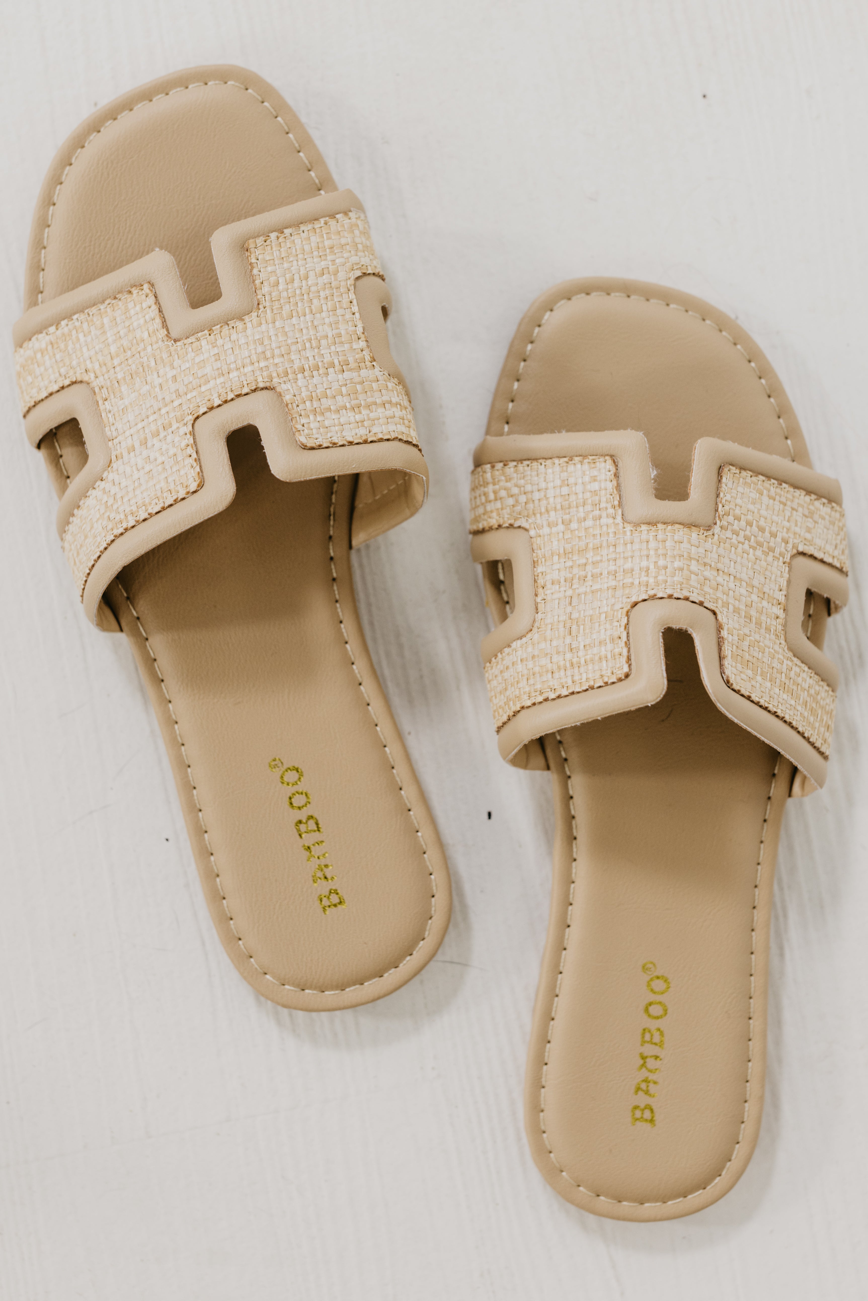 The Smile Woven Slide Sandal