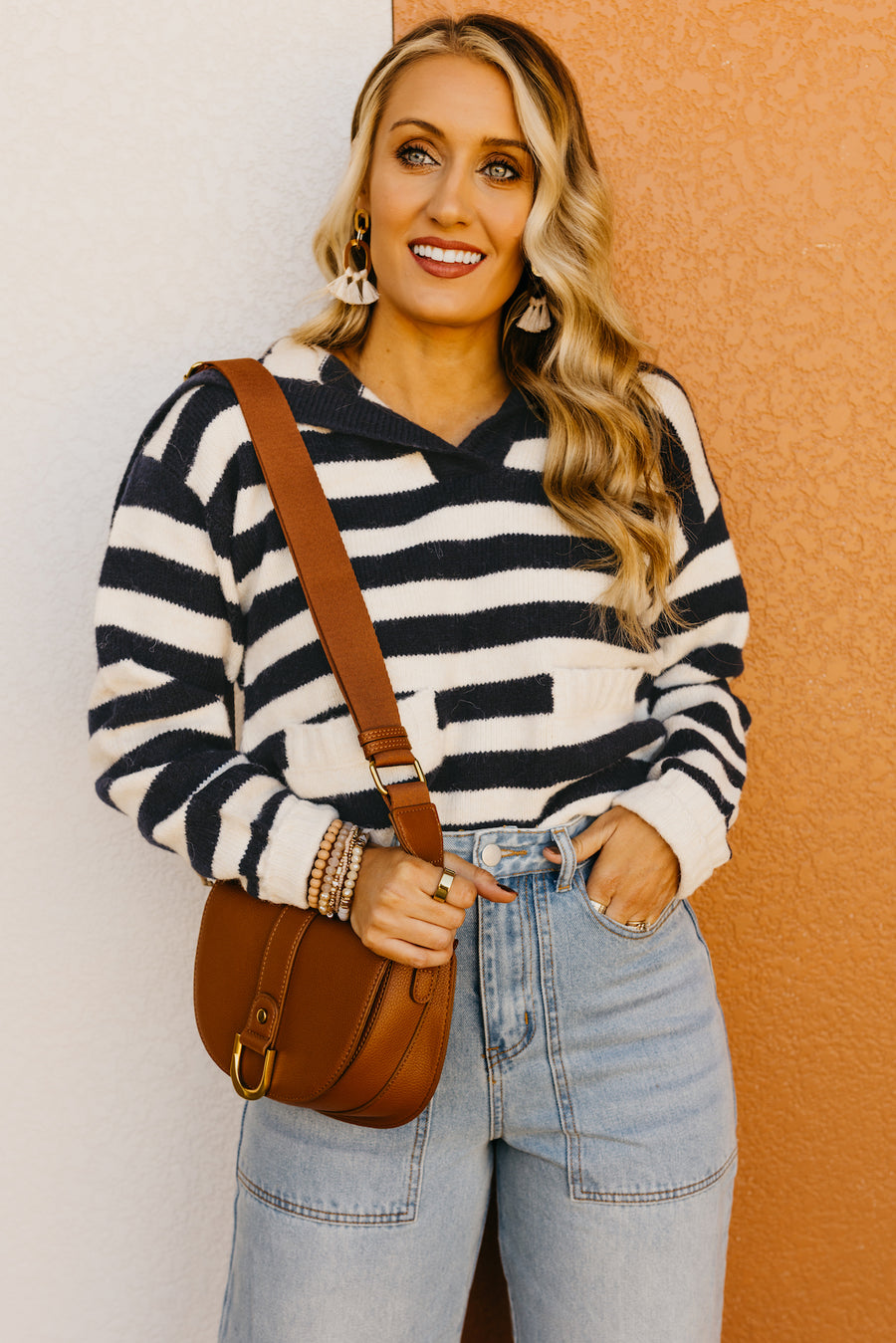 The Carlee Sailor Collar Sweater