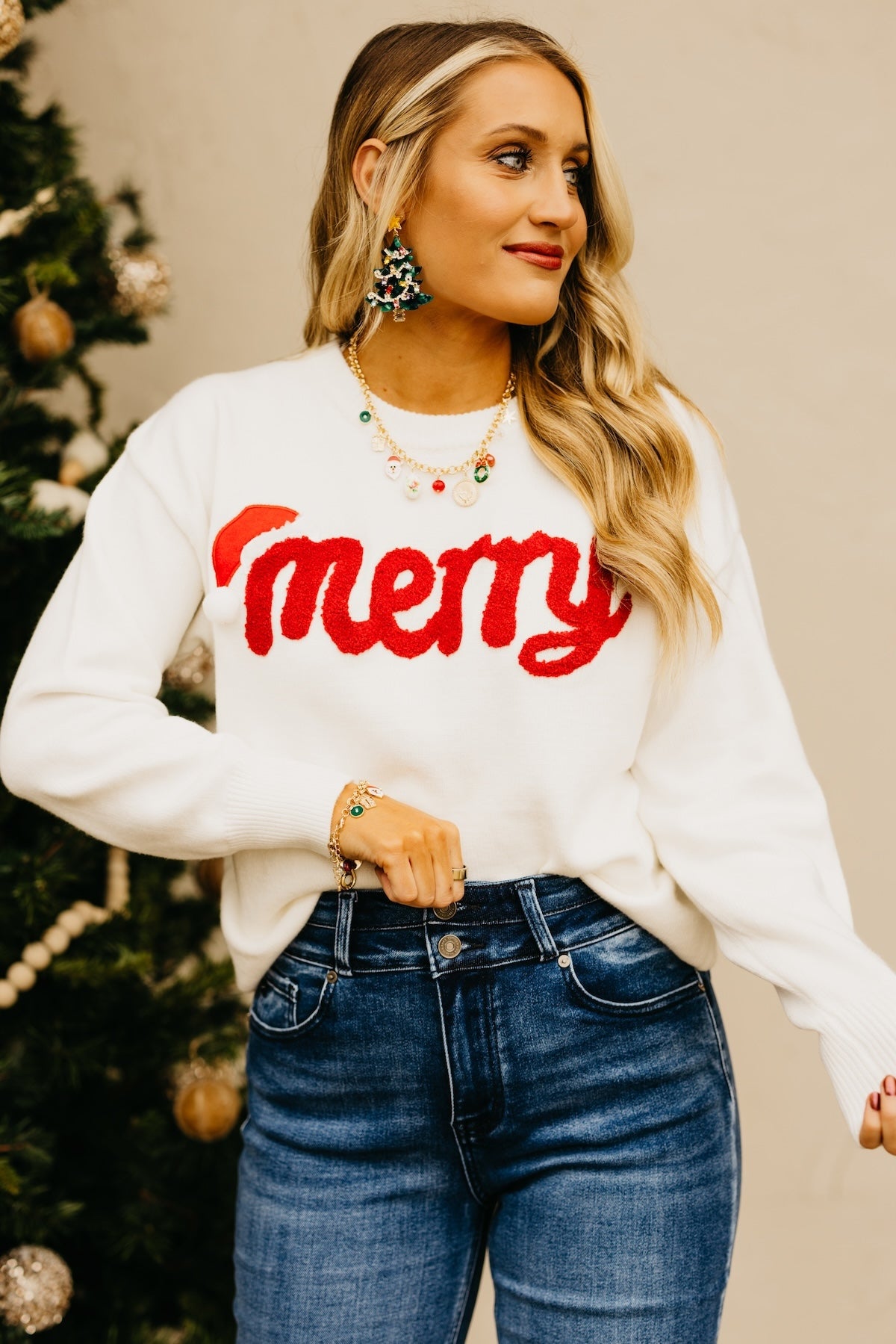 The Santa Baby Patch Sweater