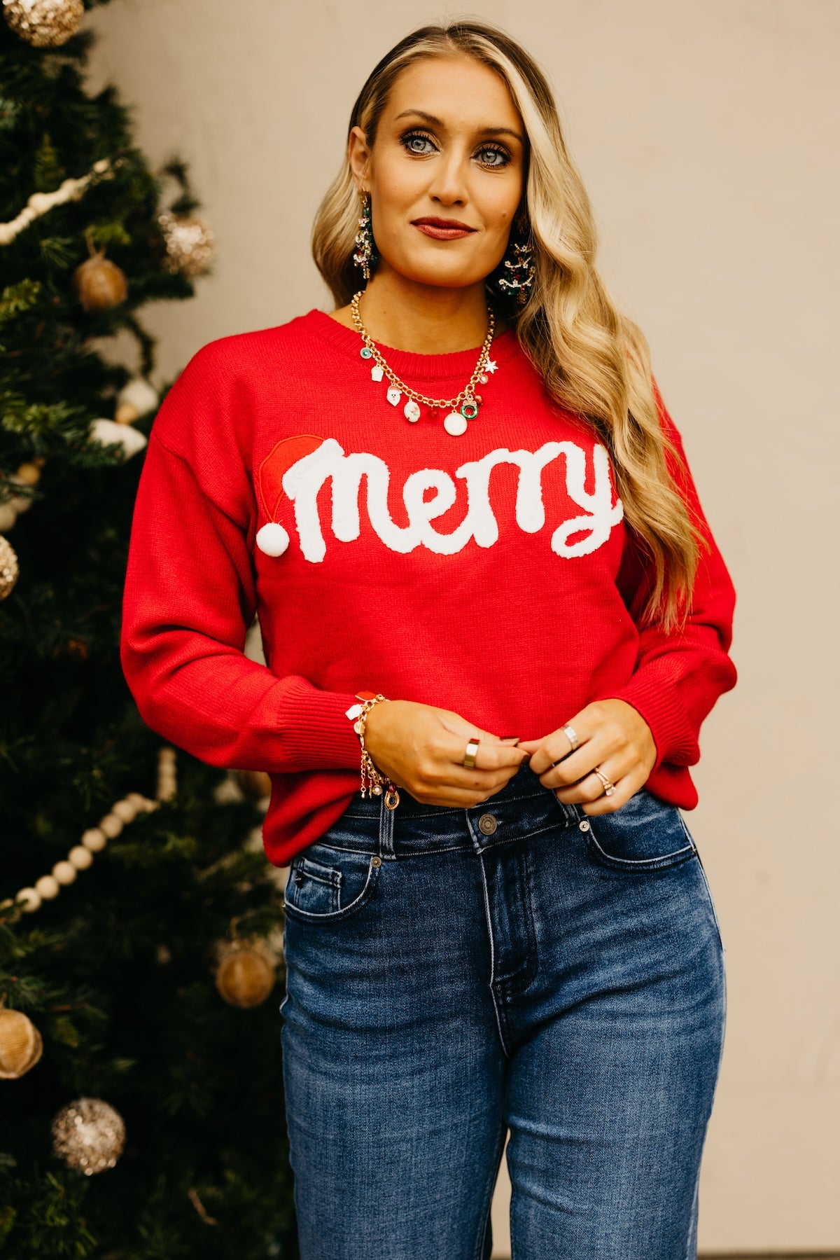 The Santa Baby Patch Sweater