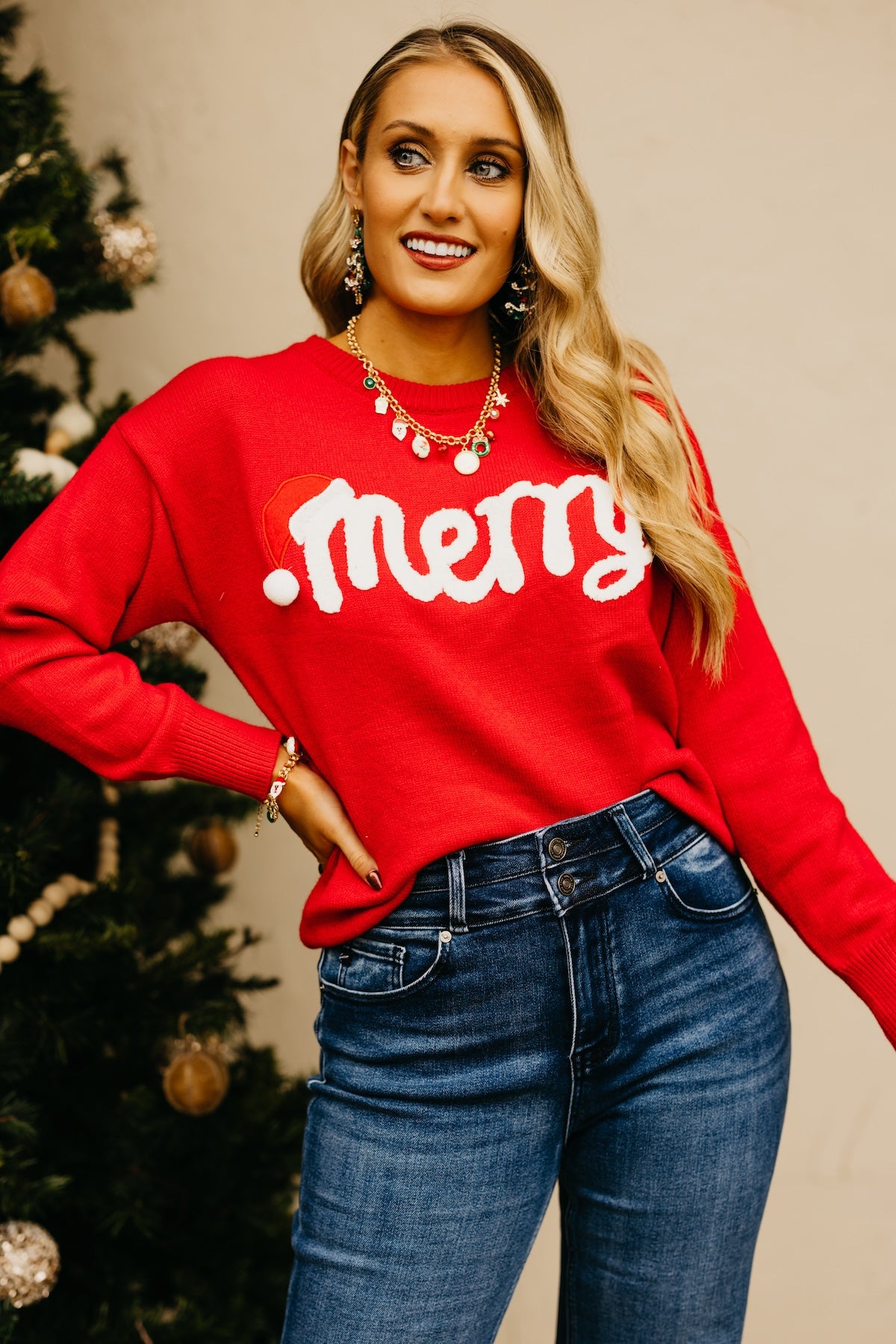 The Santa Baby Patch Sweater