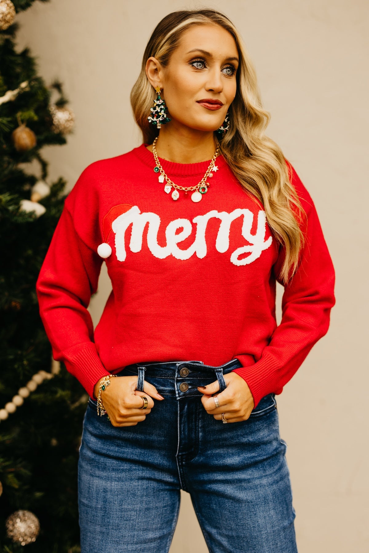 The Santa Baby Patch Sweater