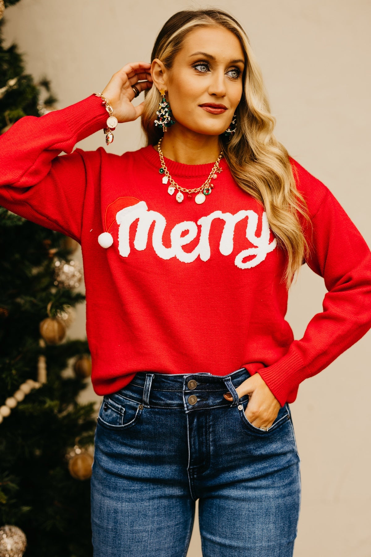 The Santa Baby Patch Sweater