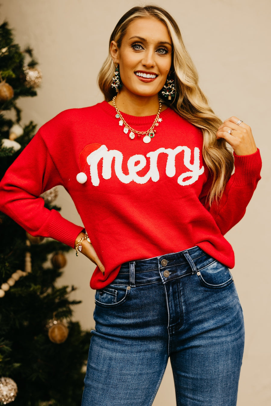 The Santa Baby Patch Sweater