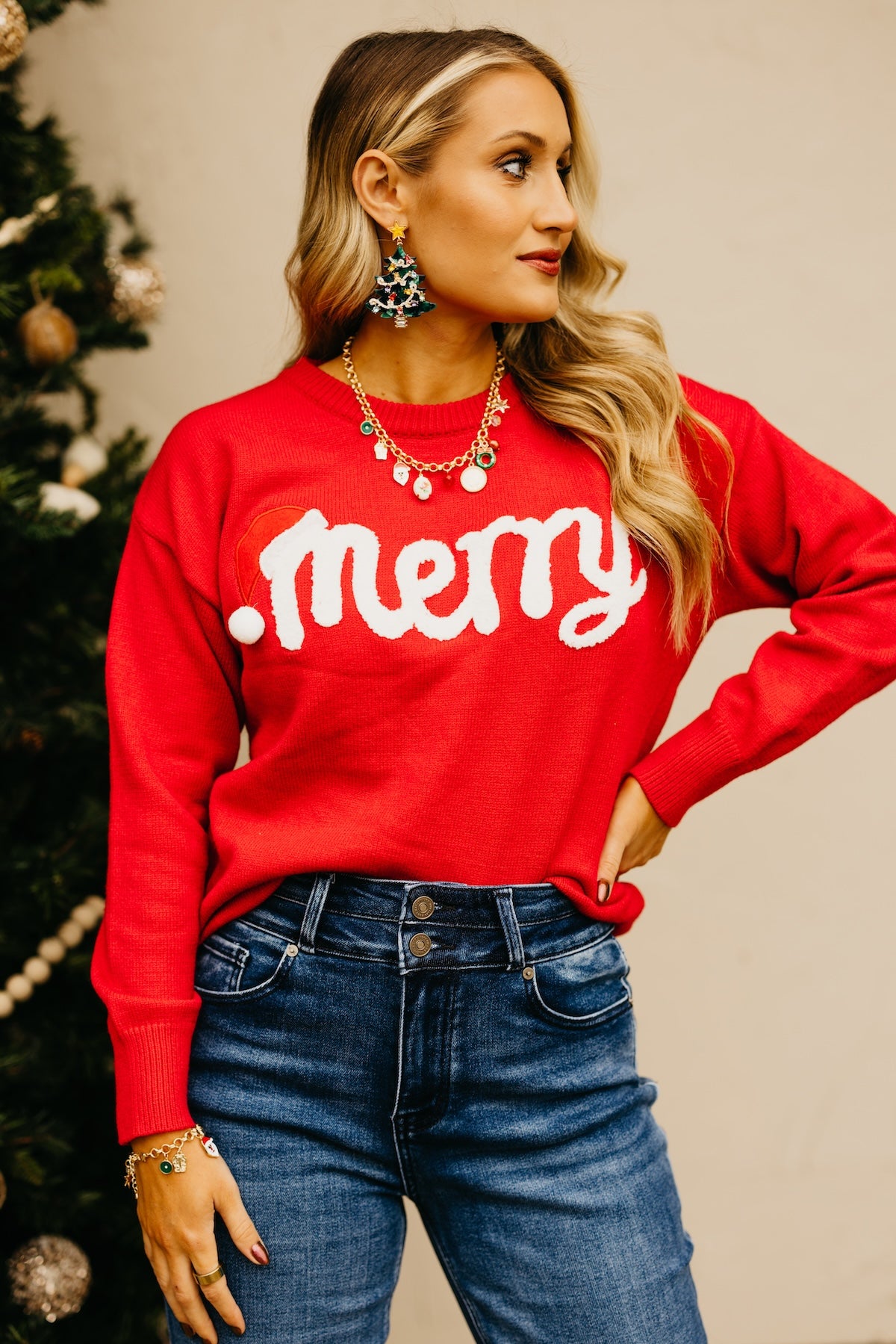 The Santa Baby Patch Sweater