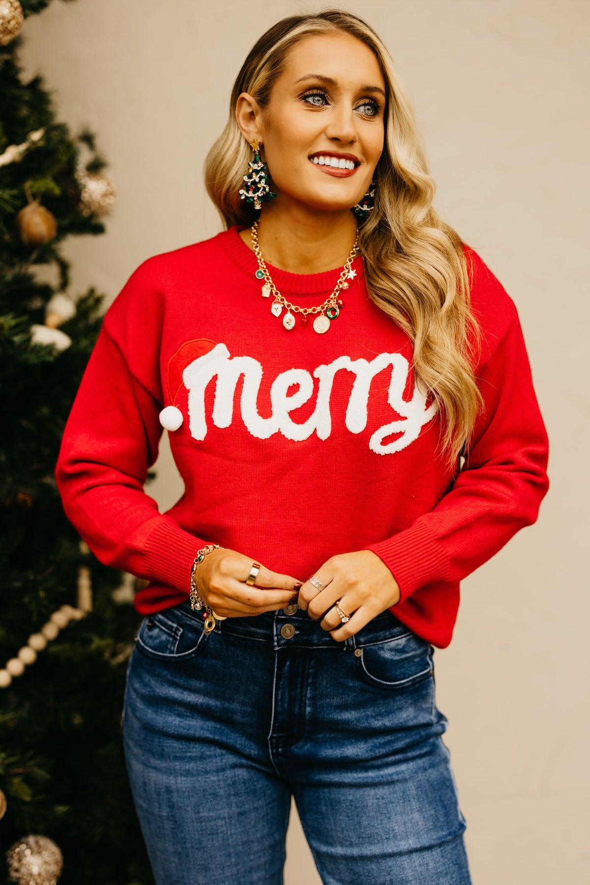 The Santa Baby Patch Sweater