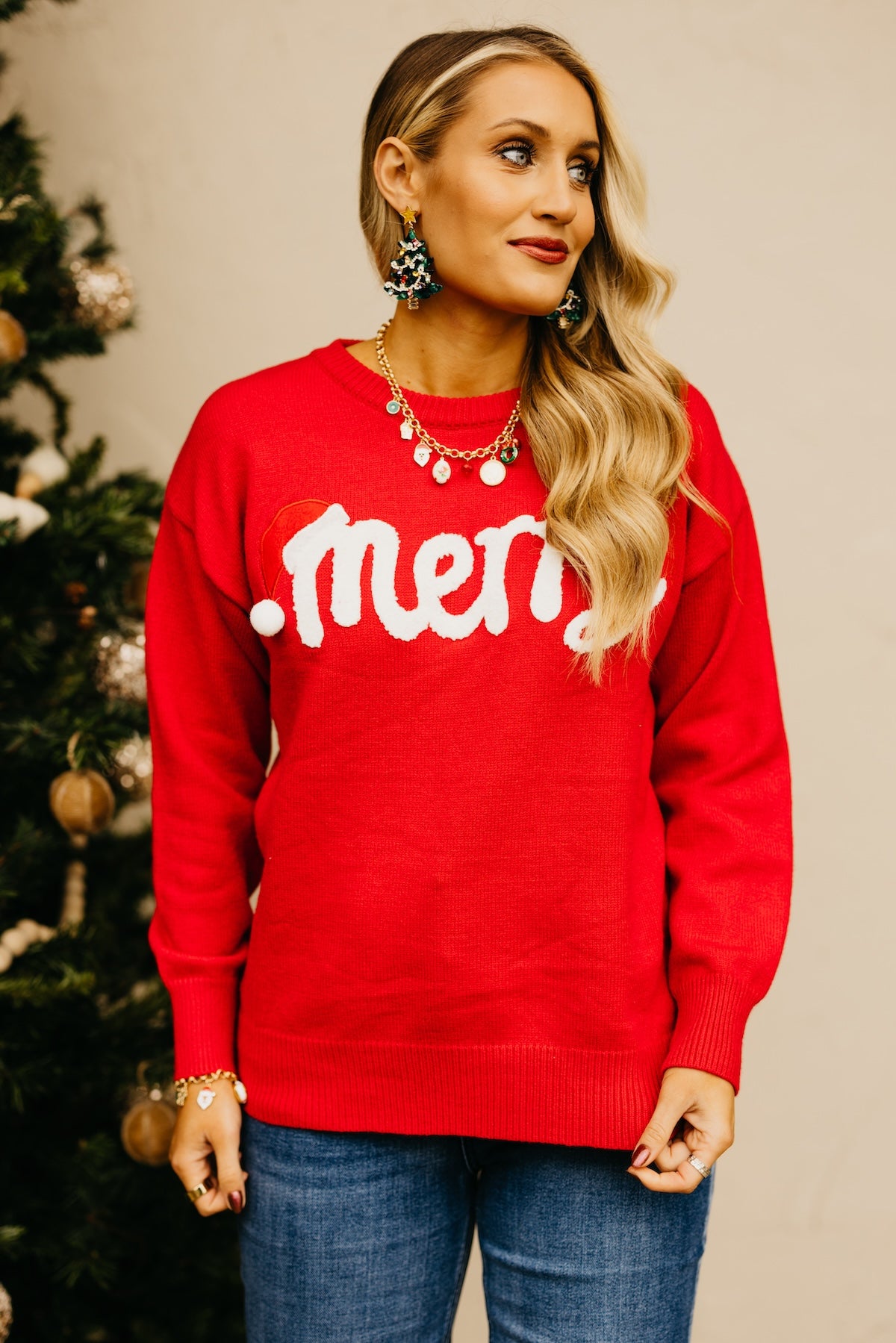 The Santa Baby Patch Sweater