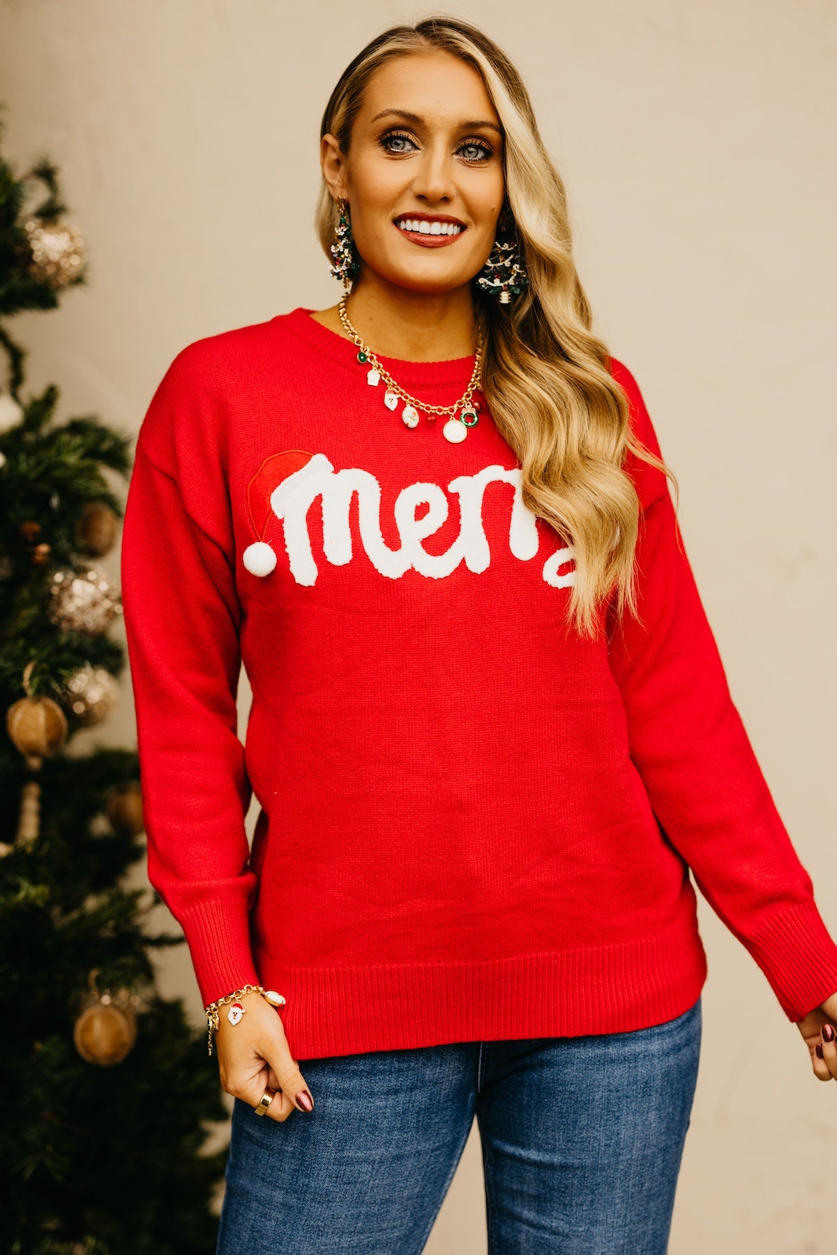 The Santa Baby Patch Sweater