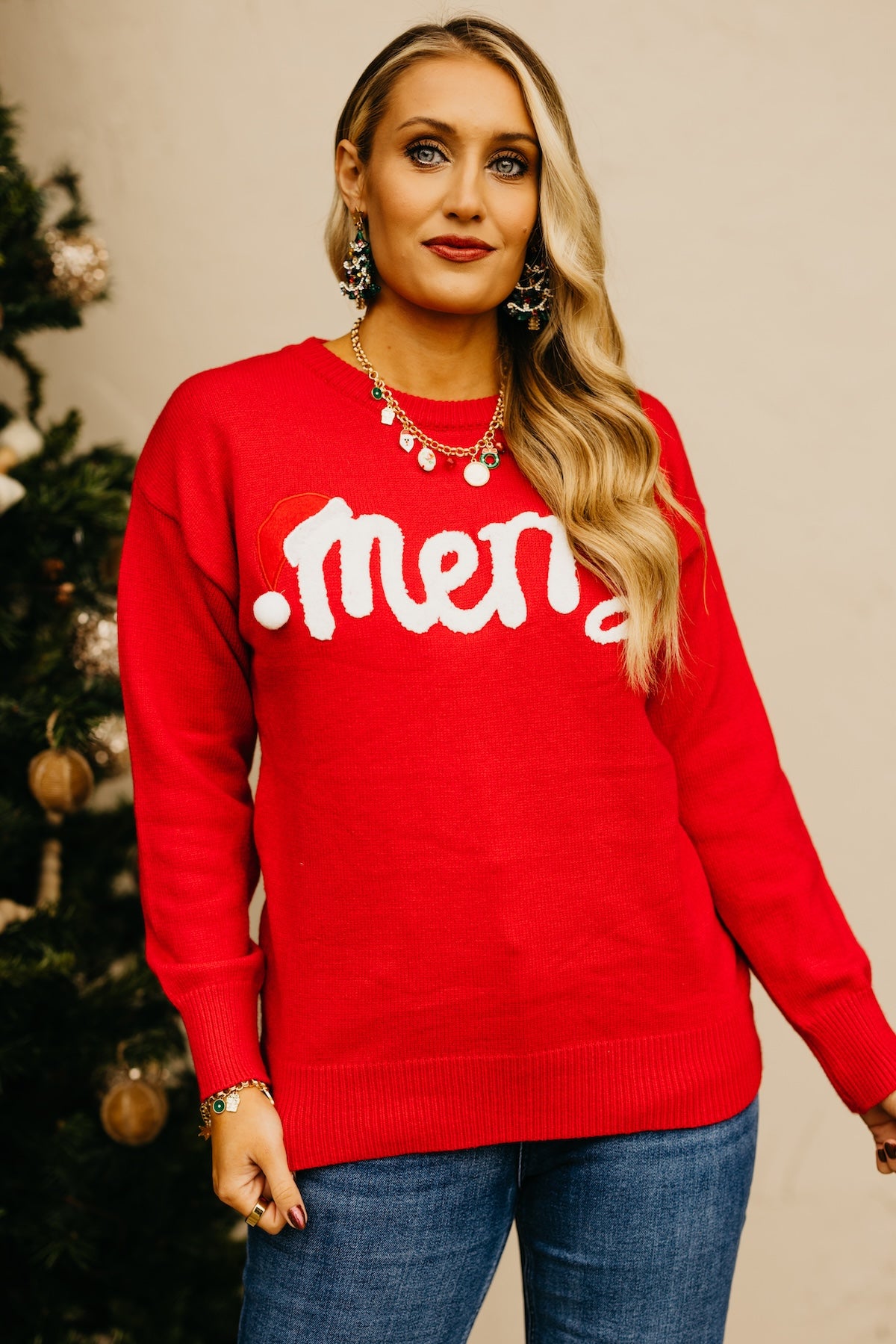 The Santa Baby Patch Sweater