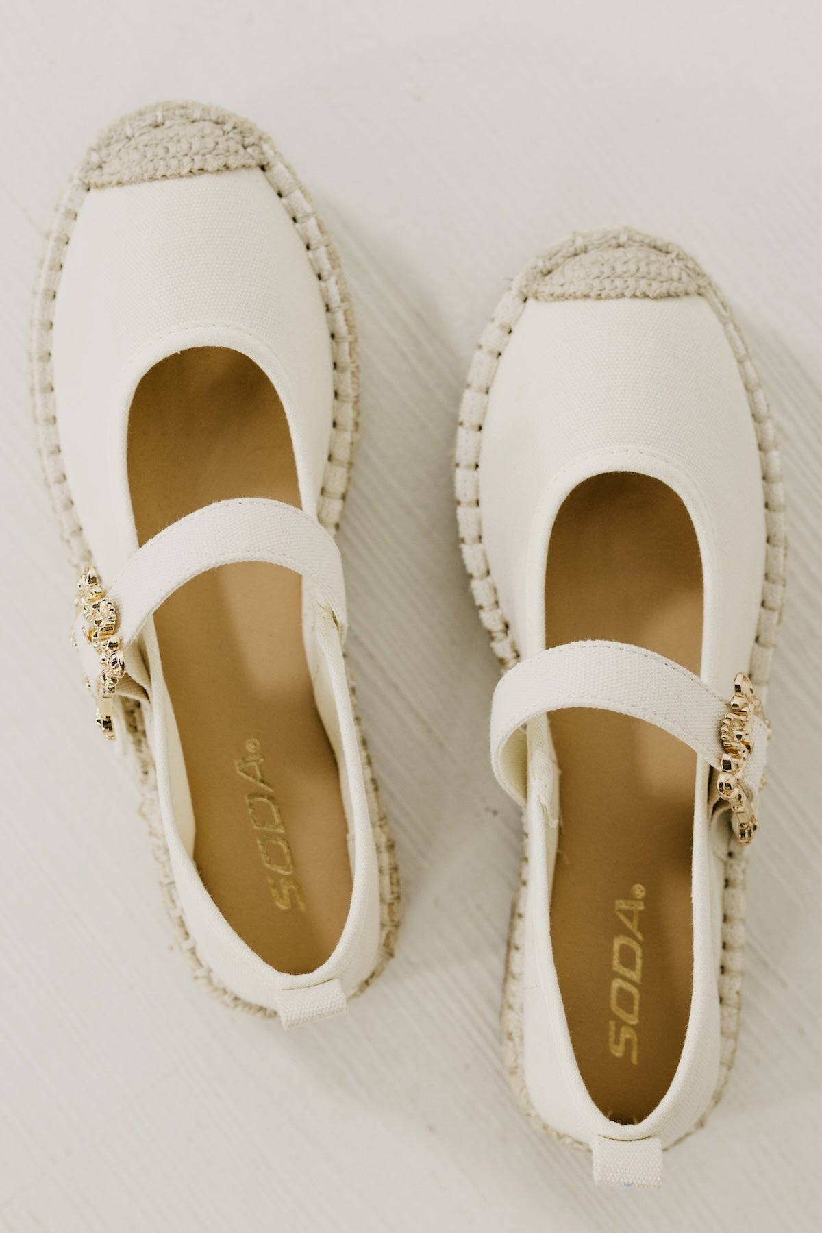 The Wynna Espadrille Mary Jane Flats