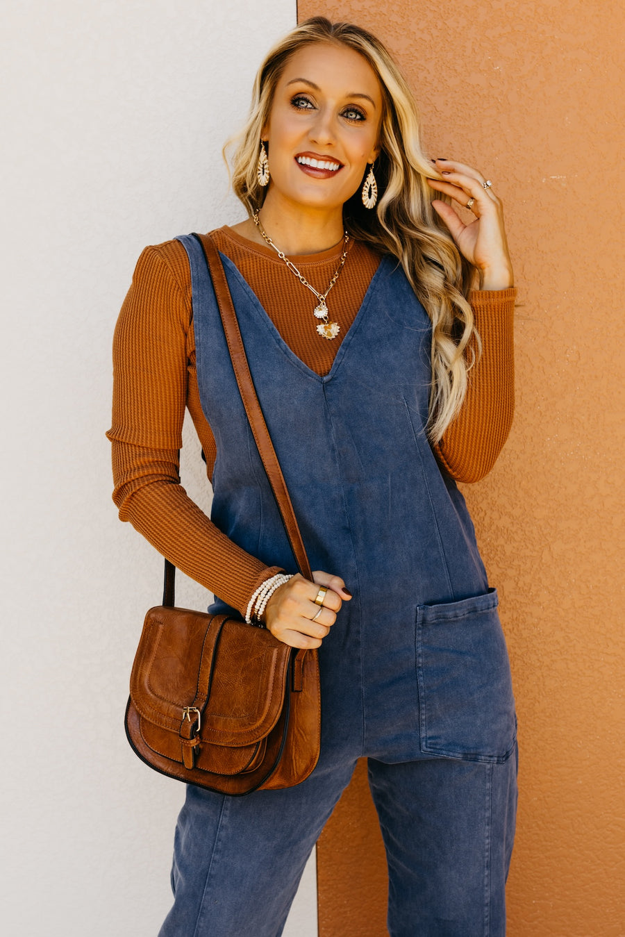 The Holland Adjustable Denim Jumpsuit