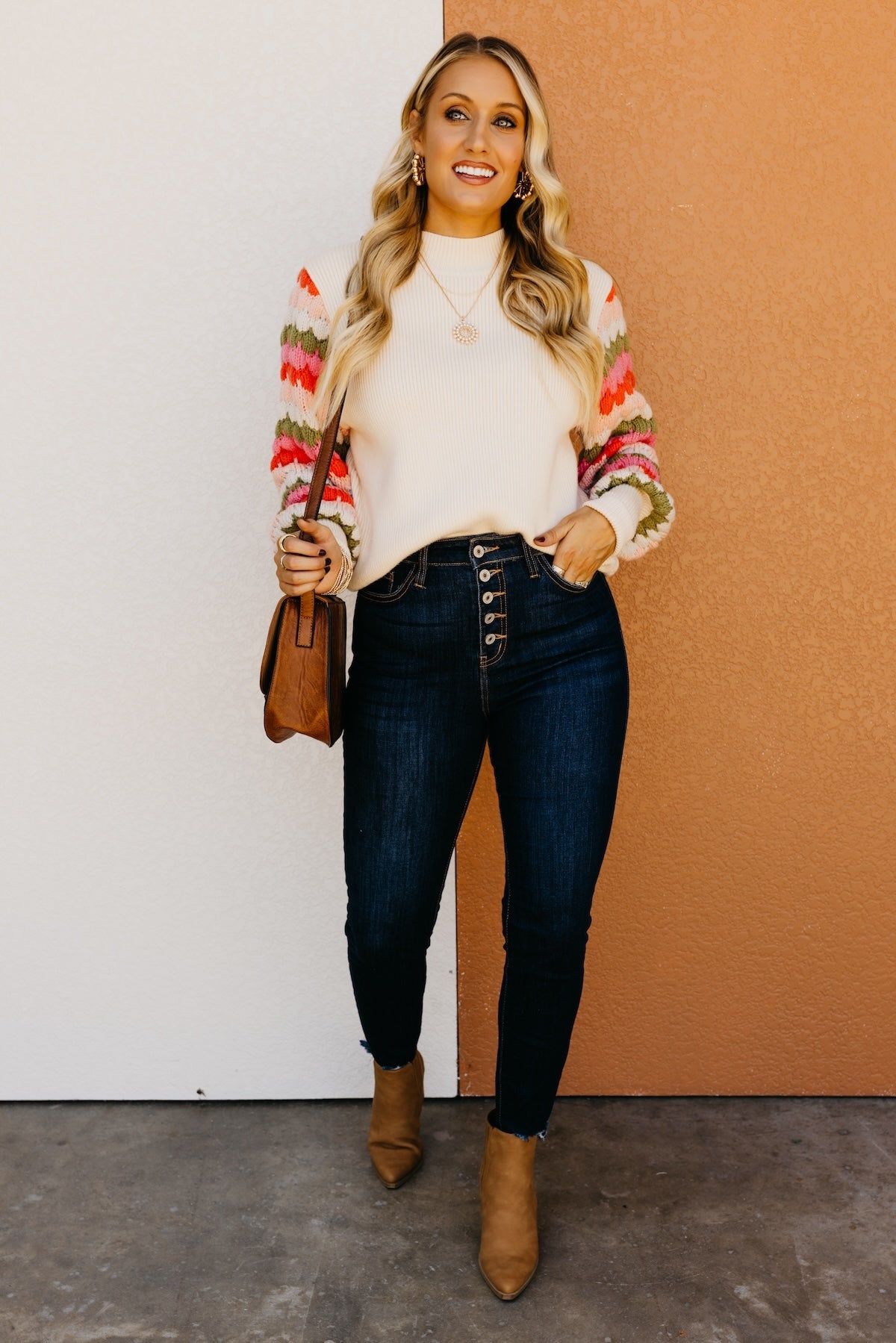 The Ailani Bishop Sleeve Sweater