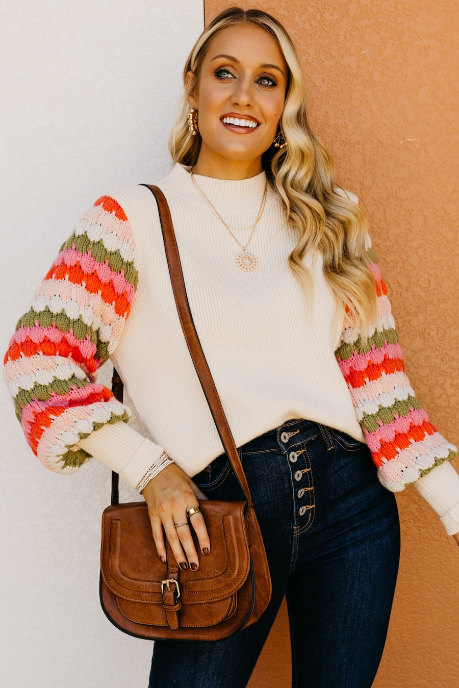 The Ailani Bishop Sleeve Sweater