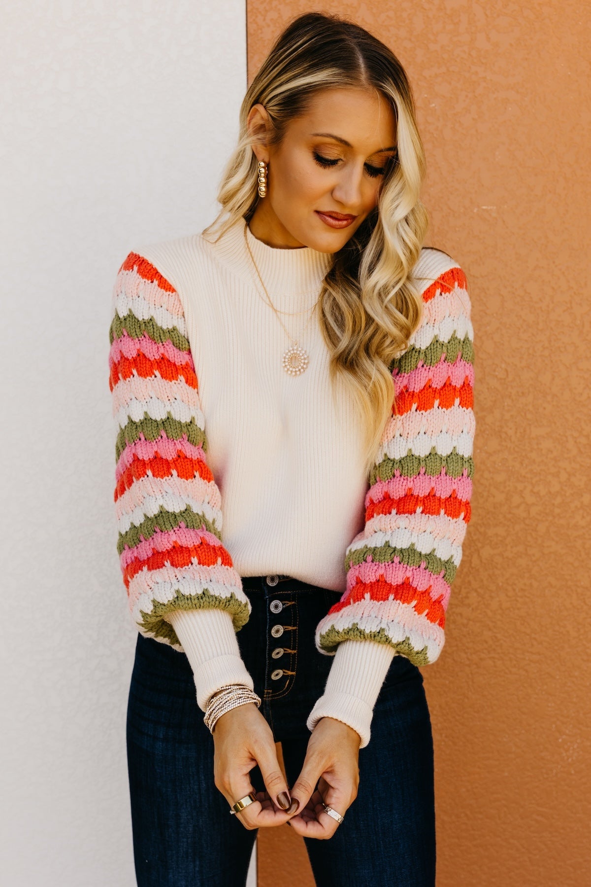 The Ailani Bishop Sleeve Sweater