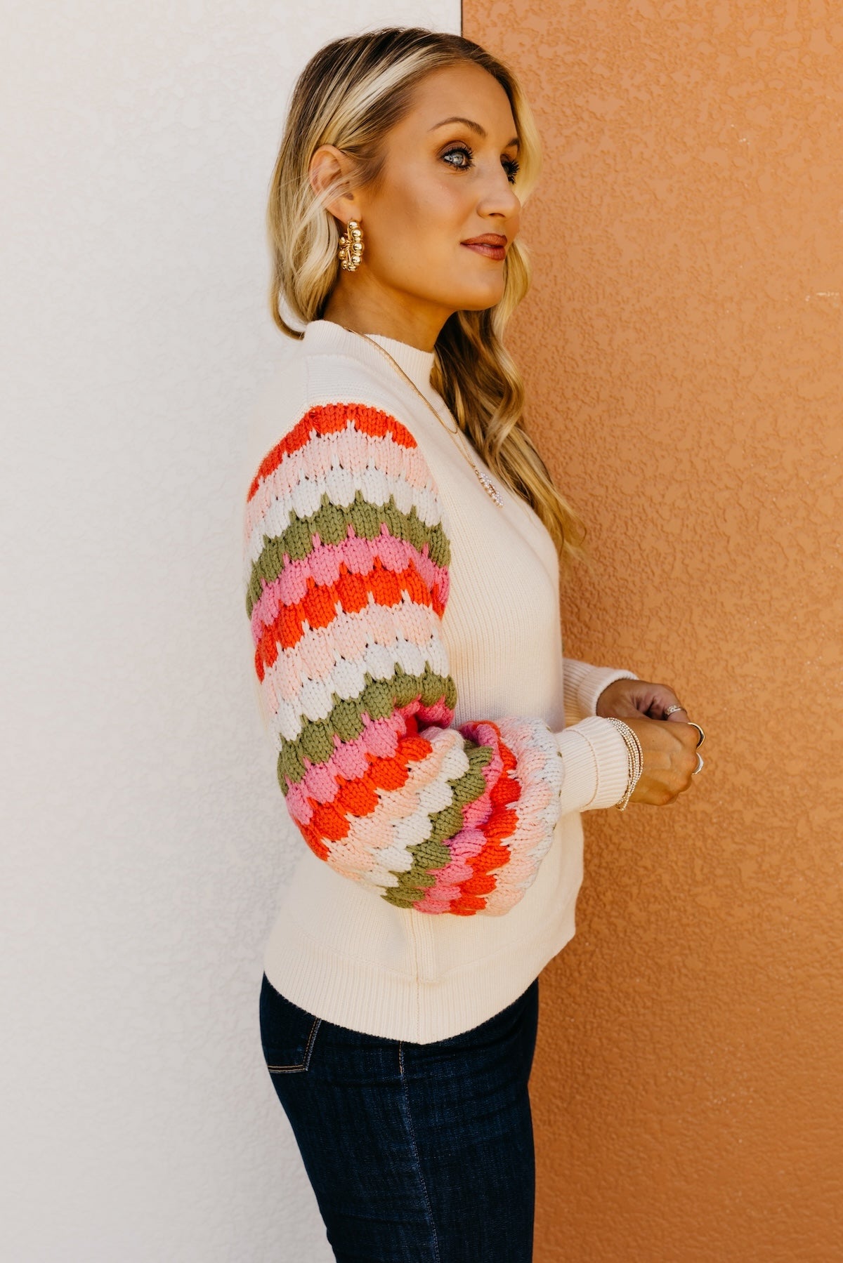 The Ailani Bishop Sleeve Sweater