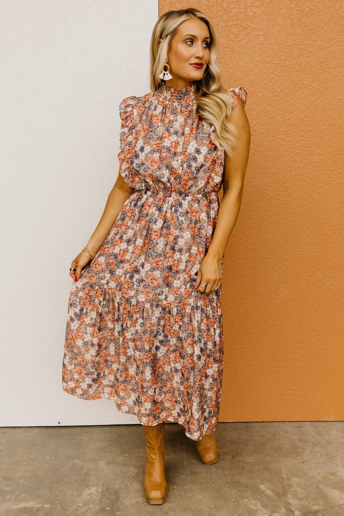 The Brentley Floral Tiered Maxi Dress