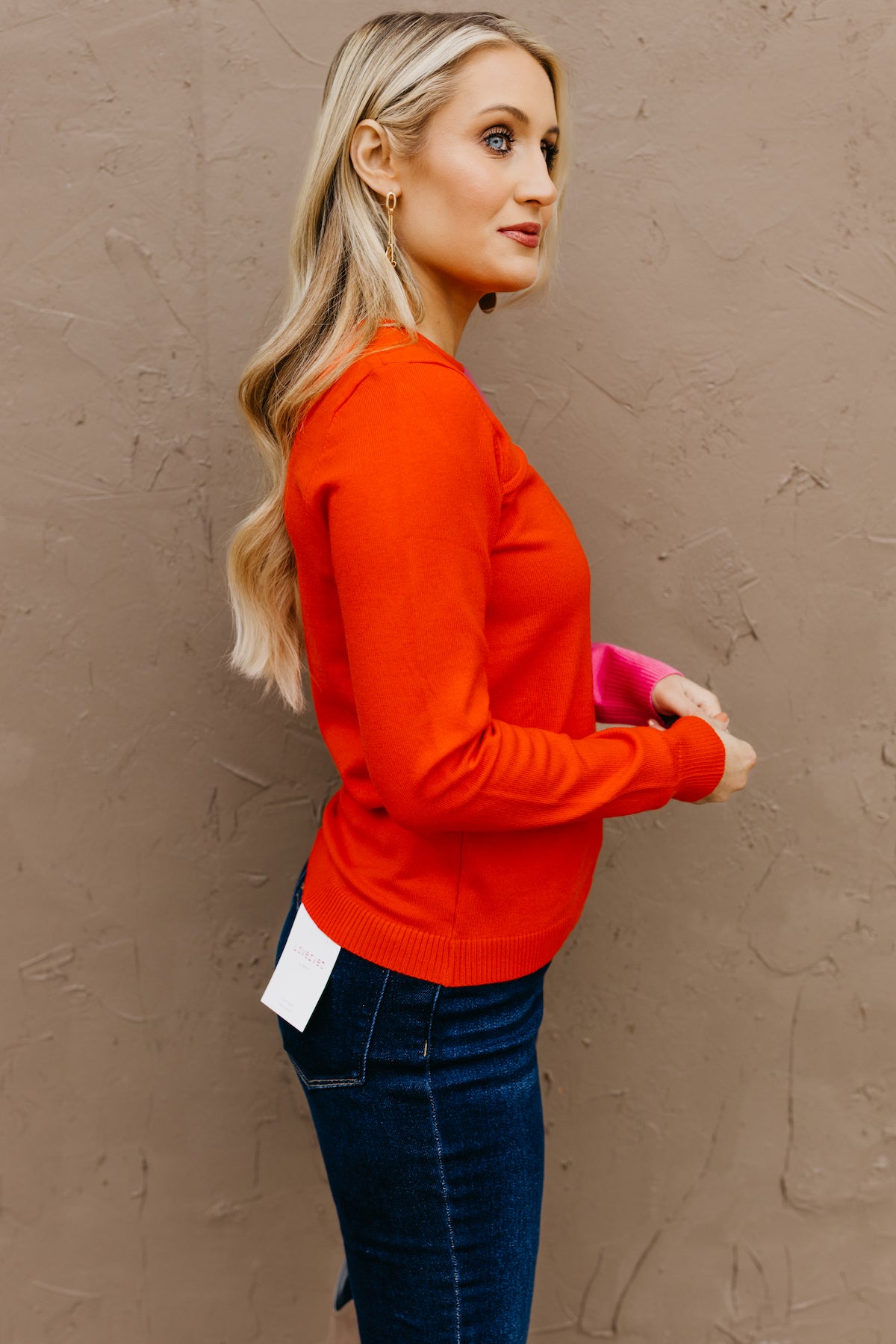 The Alfred Color Block Cutout Top