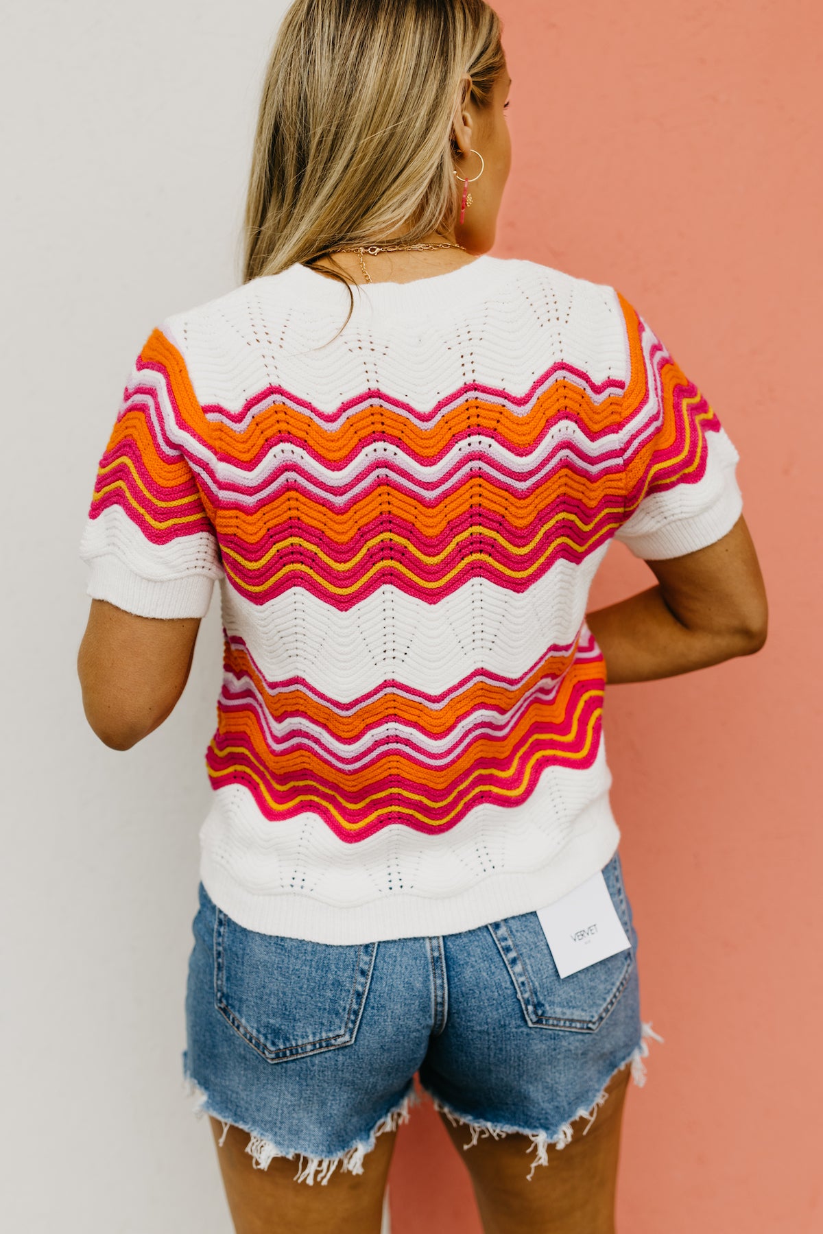 The Quinton Chevron Sweater Top