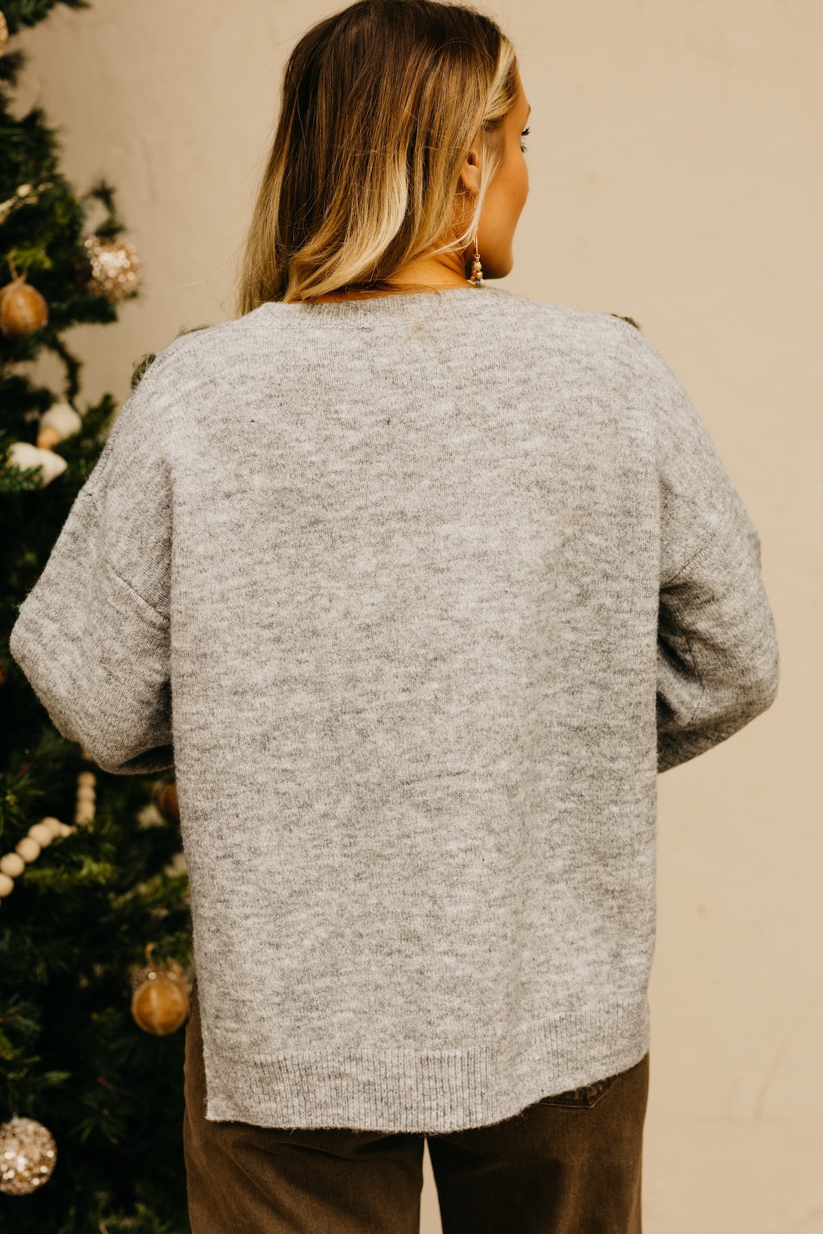 The Aaden Floral Embroidered Sweater