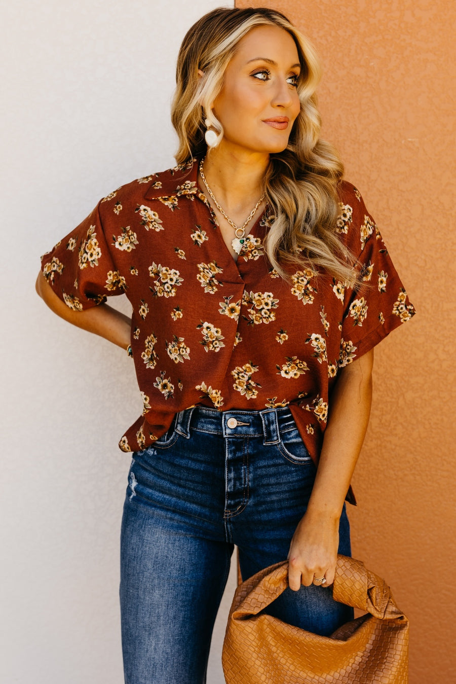 The Luna Floral Textured Shirt