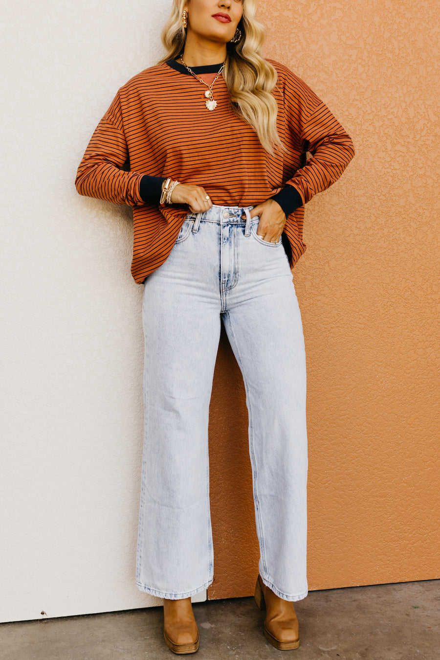 The Madilynn High Waist Wide Leg Jeans