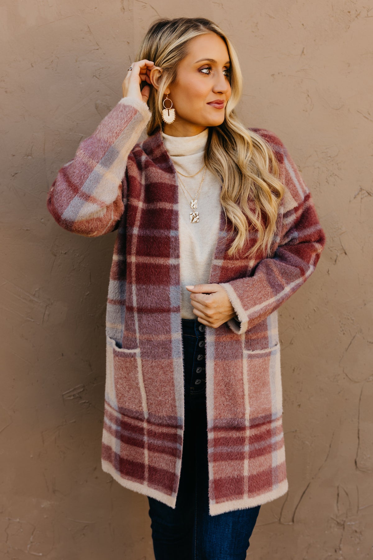 The Belen Plaid Cardigan FINAL SALE MOD Boutique