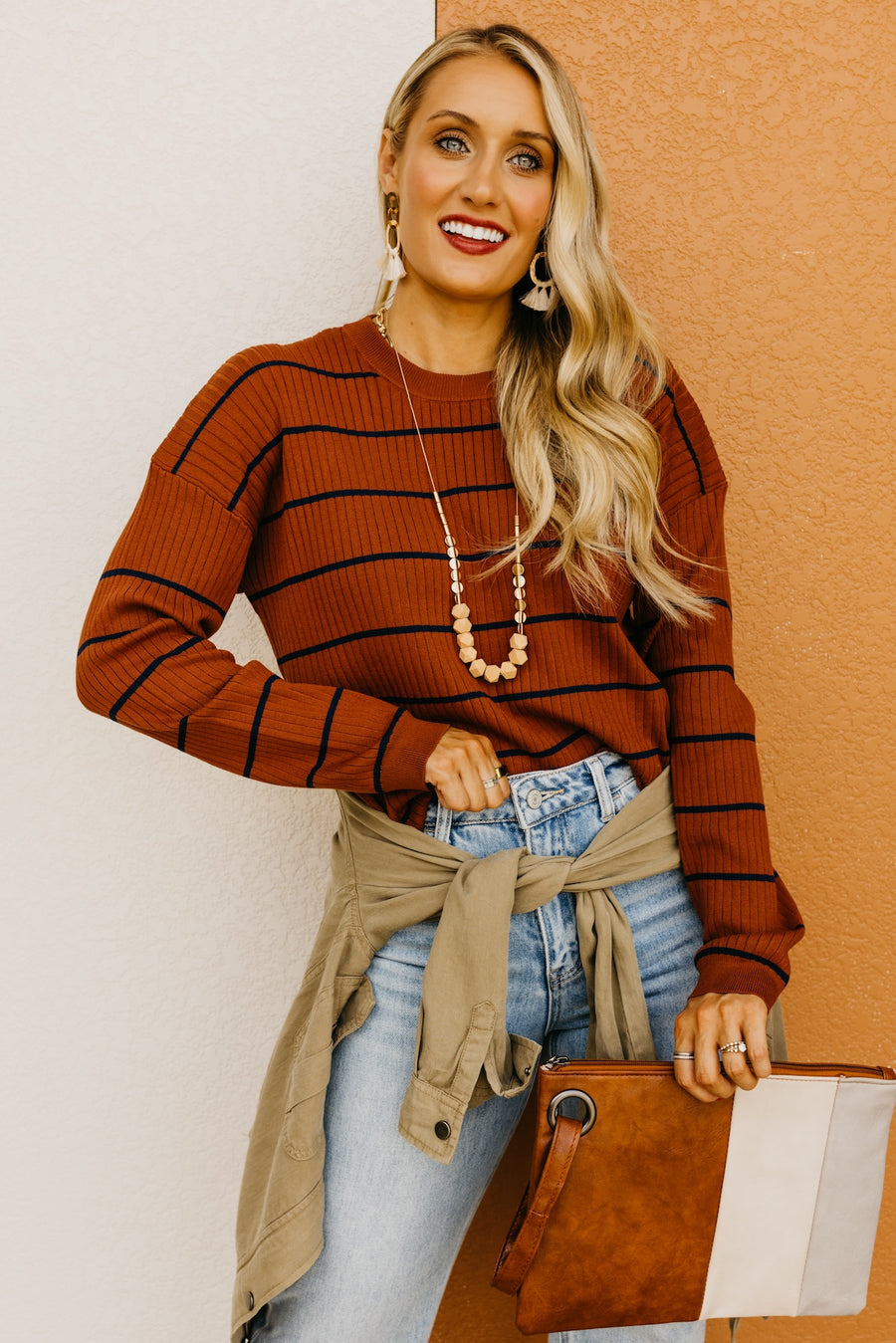 Wishlist | The Tinsley Striped Ribbed Sweater