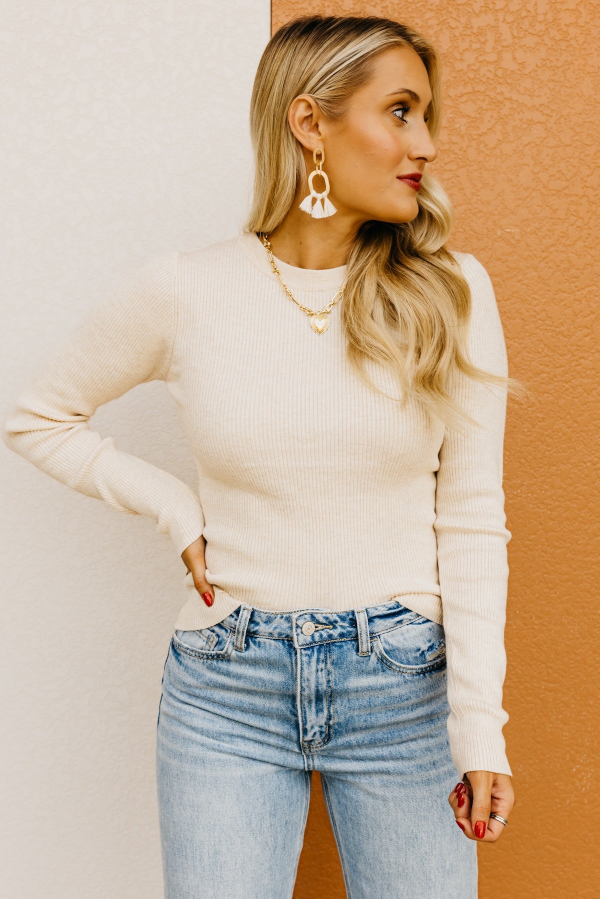 The Cliff Ribbed Knit Sweater