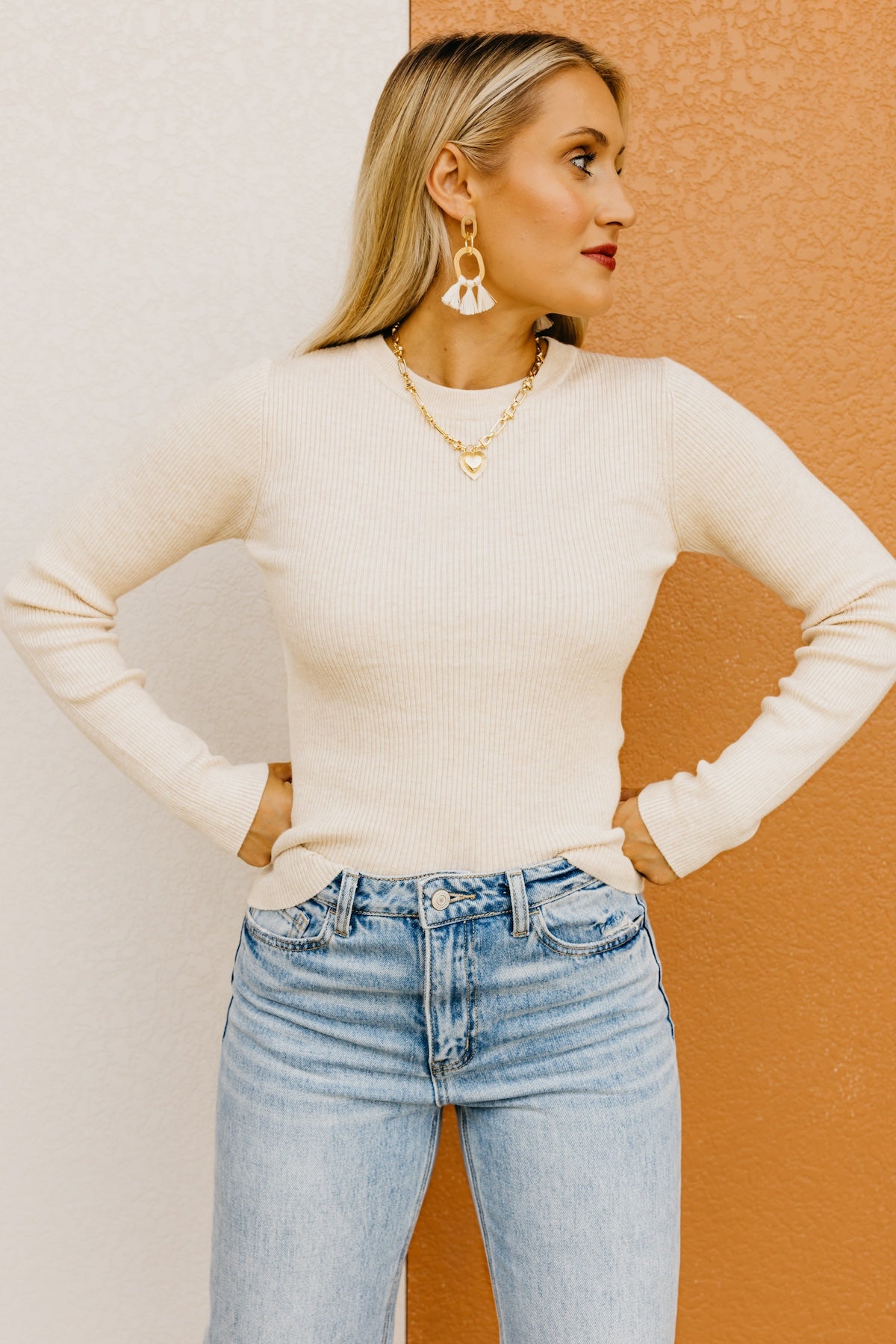 The Cliff Ribbed Knit Sweater