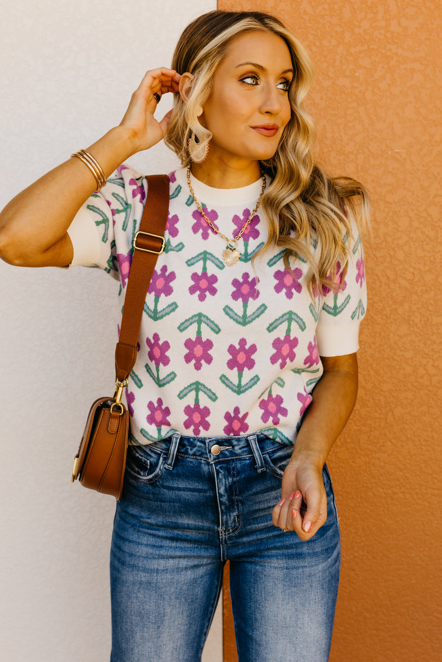 The Harmoni Floral Sweater Top