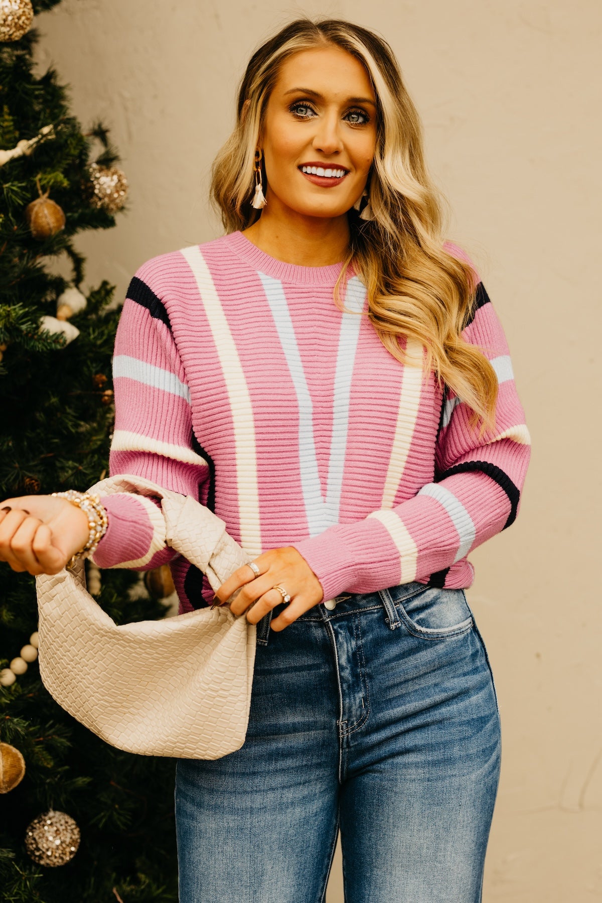 The Brooklyn Chevron Stripe Sweater