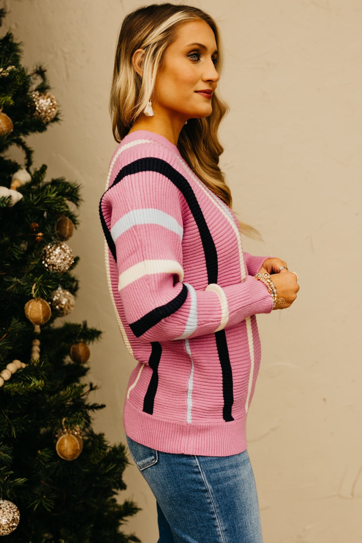 The Brooklyn Chevron Stripe Sweater