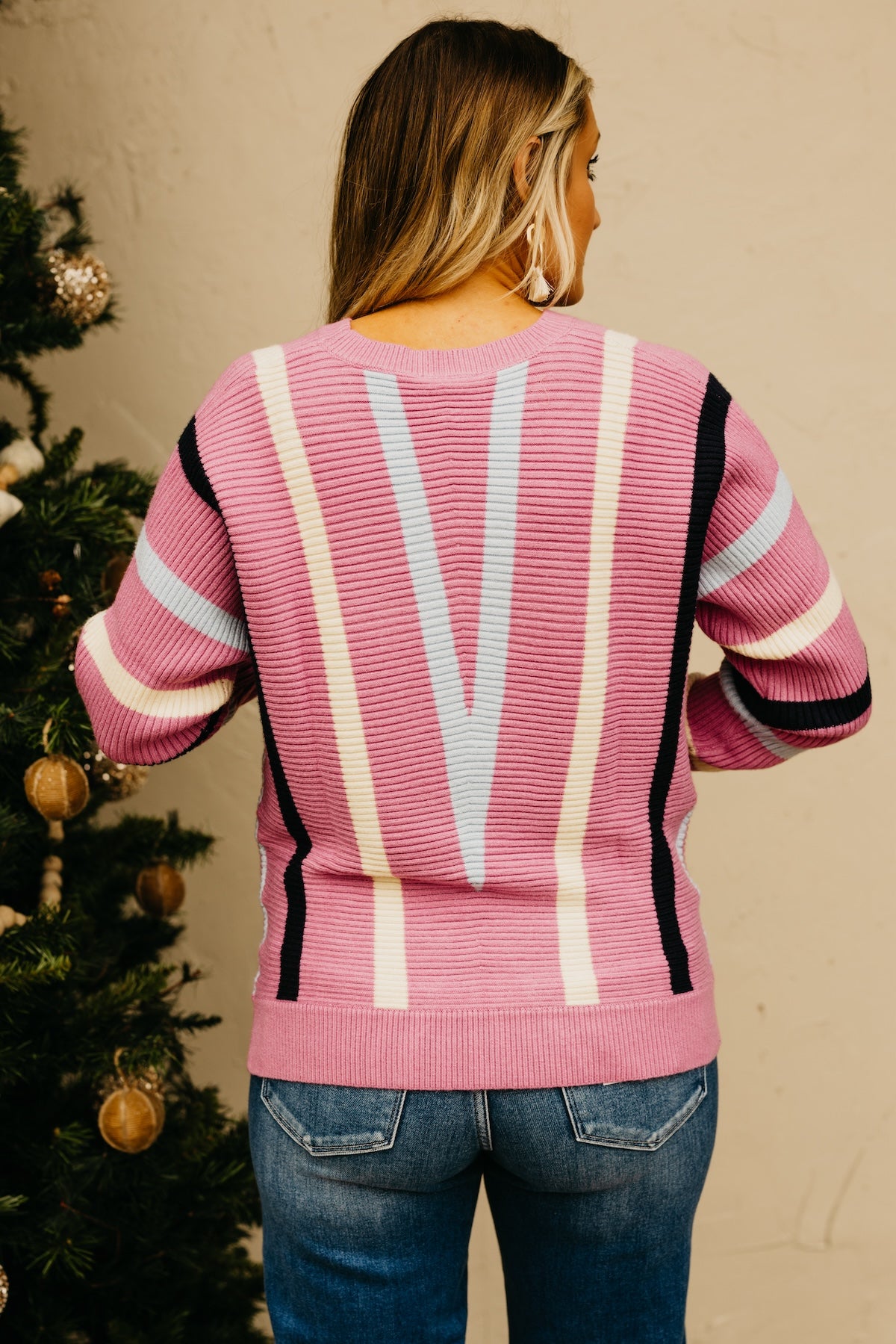 The Brooklyn Chevron Stripe Sweater