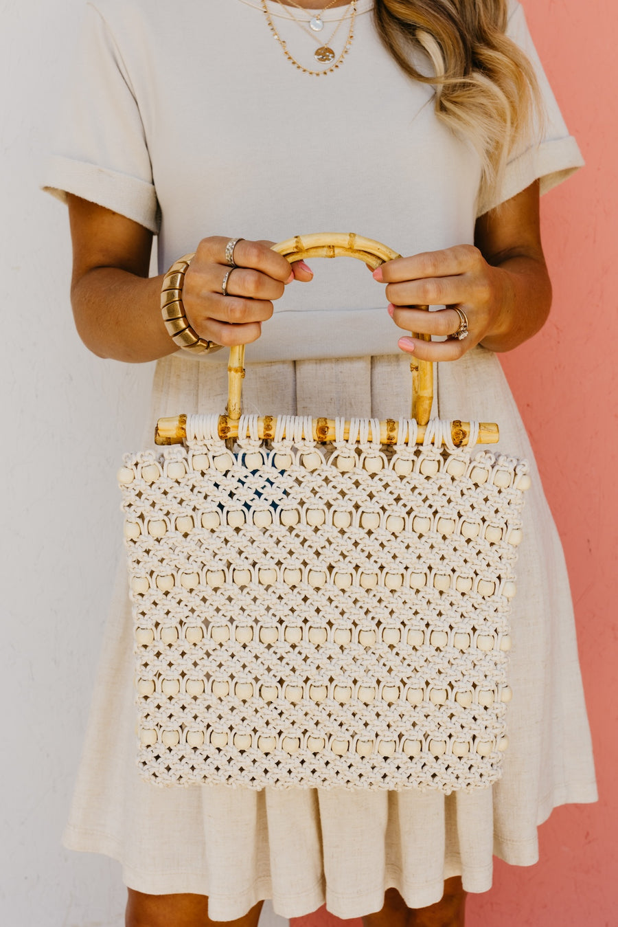 The Tamara Woven Rope Handbag