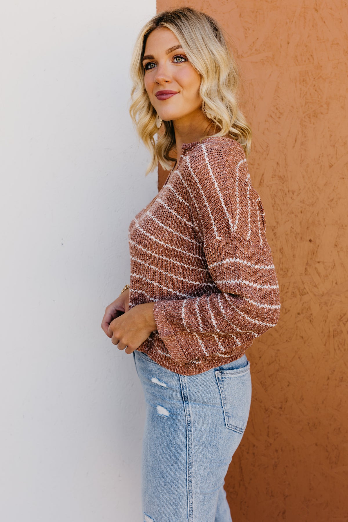 The Johanna Drop Shoulder Raglan Sweater  - FINAL SALE