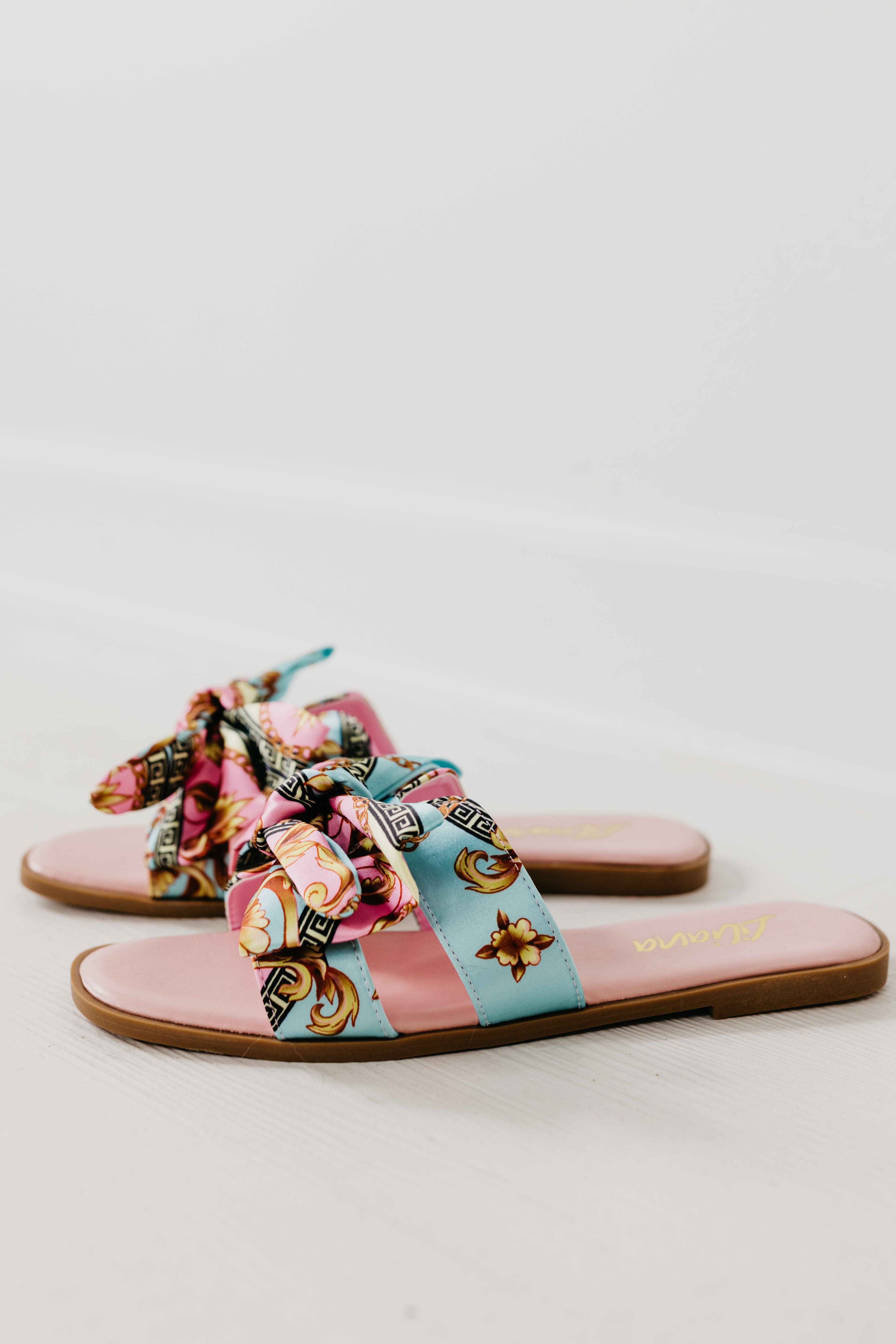 The Mandy Bow Slide Sandal