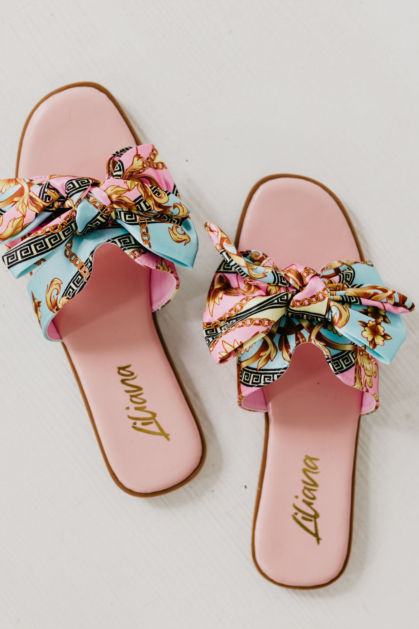 The Mandy Bow Slide Sandal