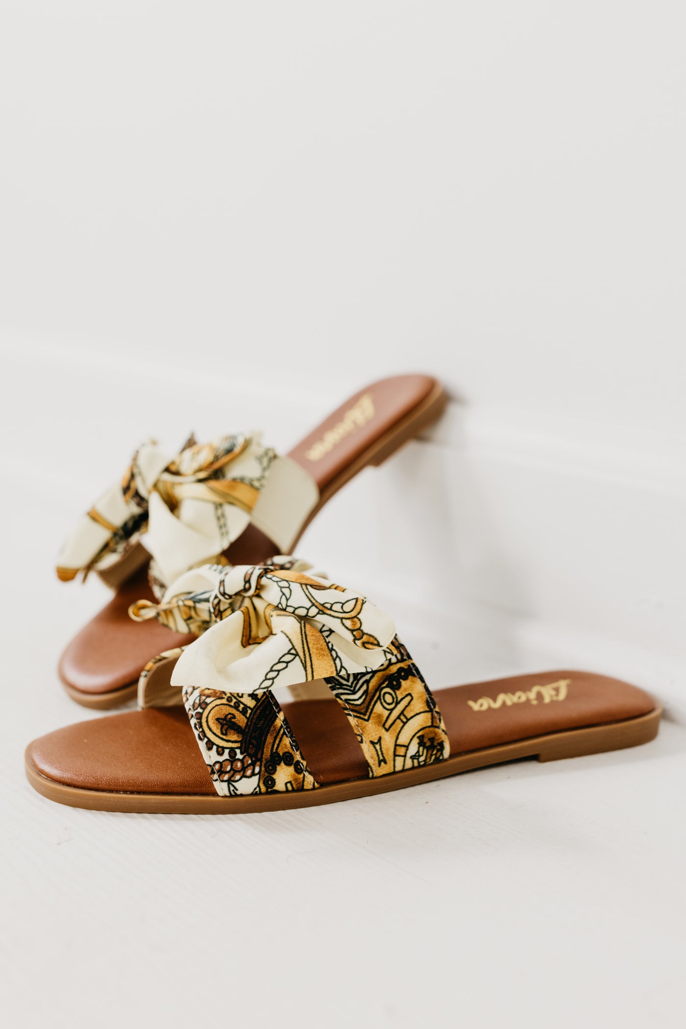 The Mandy Bow Slide Sandal