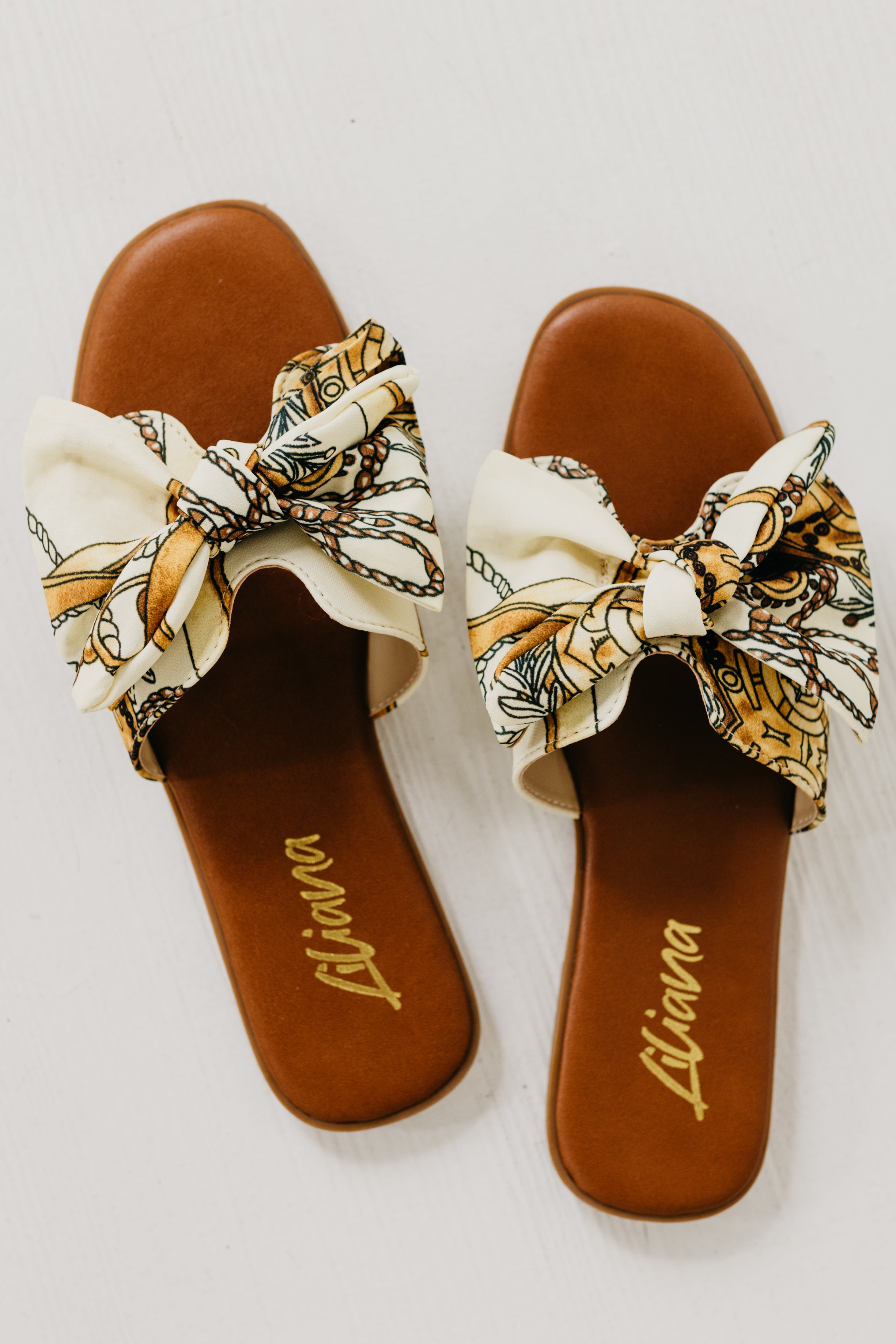 The Mandy Bow Slide Sandal