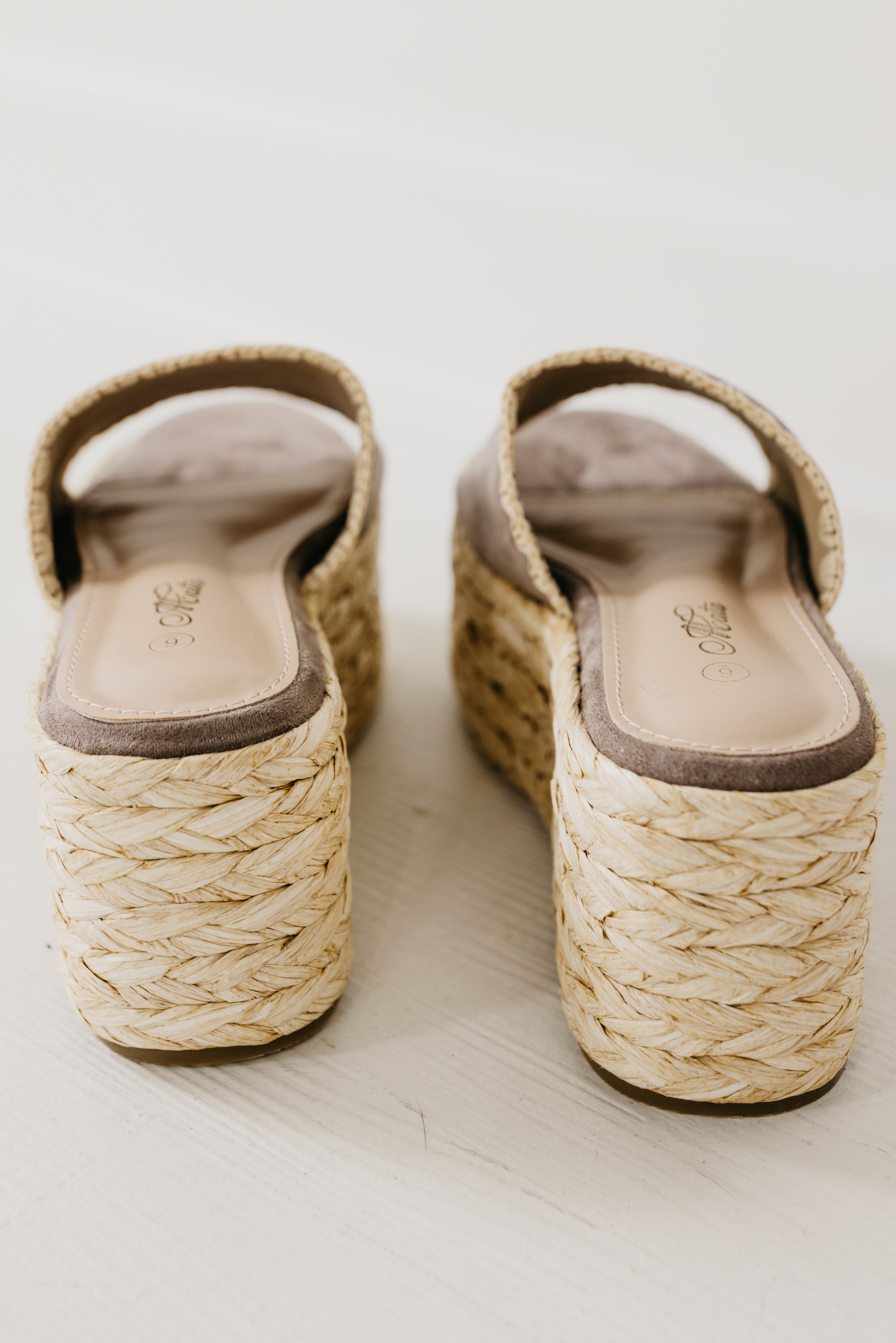 The Gemini Raffia Platform Sandal