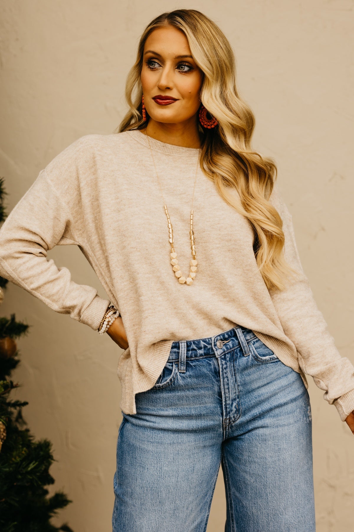 The Giovanna Drop Shoulder Sweater