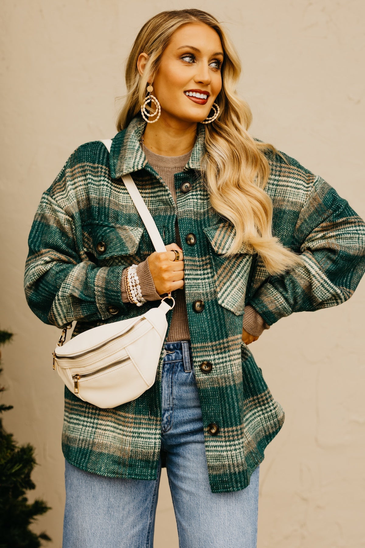 The Melodie Oversize Plaid Shacket