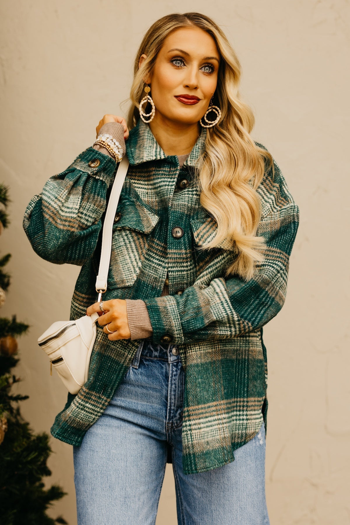 The Melodie Oversize Plaid Shacket