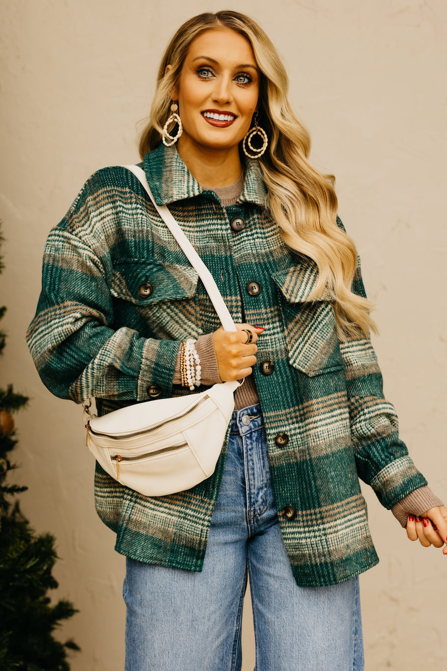 The Melodie Oversize Plaid Shacket